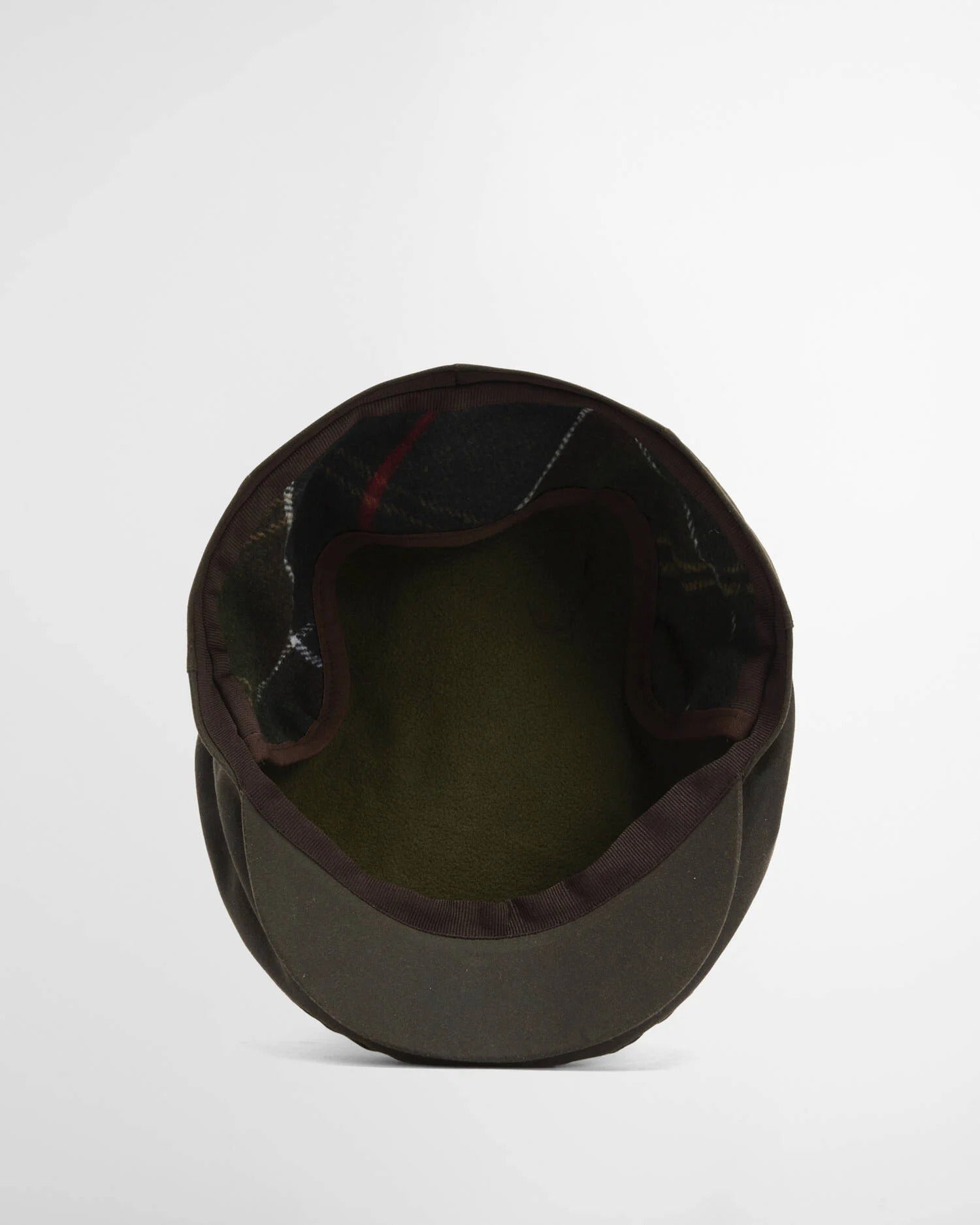 Cheviot Wax Flat Cap - Olive