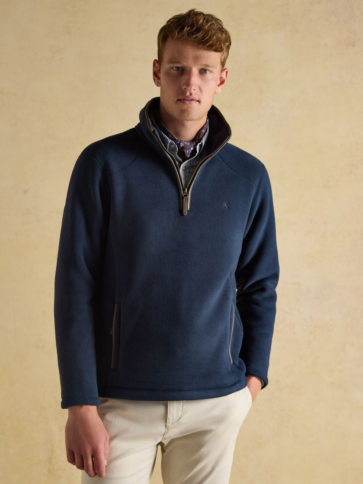 Heritage Fleece Navy Quarter Zip
