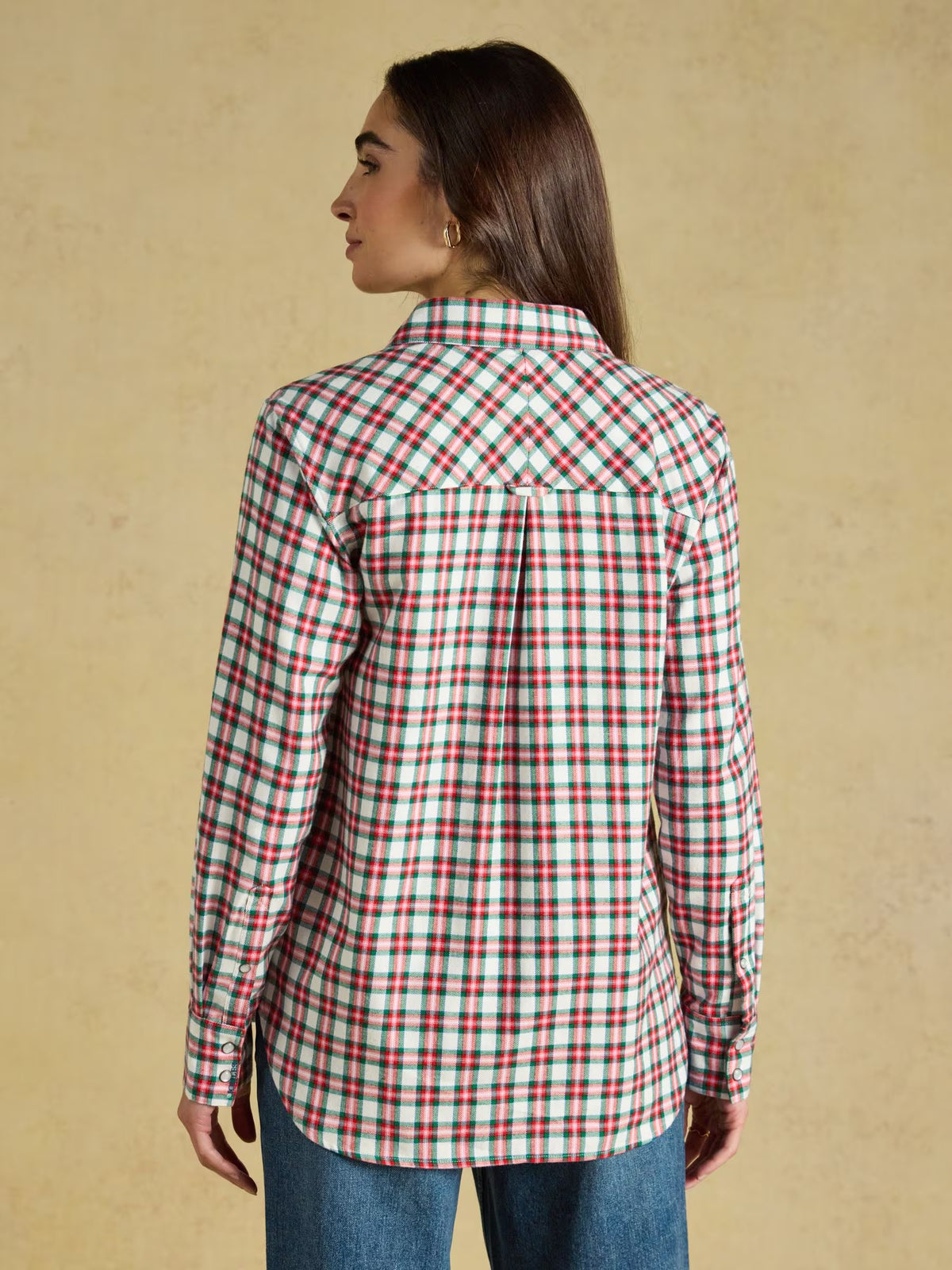 Brushed Red Check Boyfriend Fit Shirt