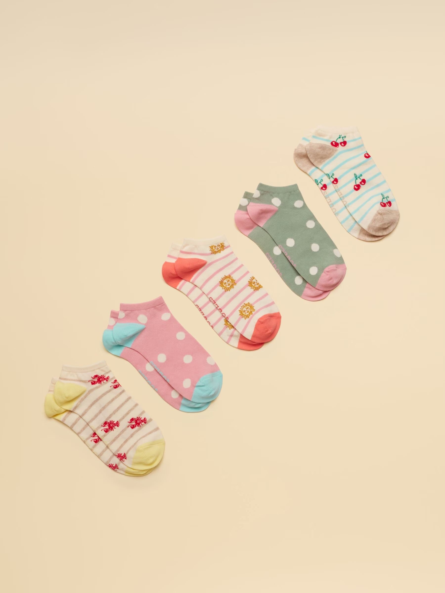Women's Rilla Multi Trainer Socks 5 Pack (size 4-8)