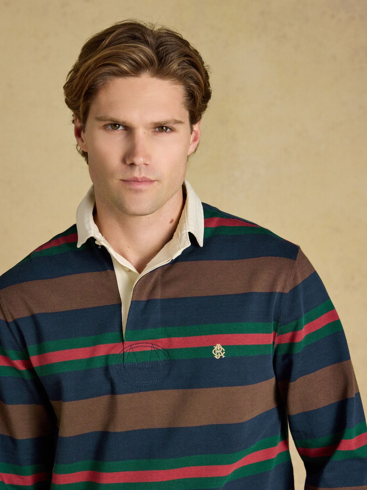 Rugby Club Multi Long Sleeve Striped Rugby Shirt