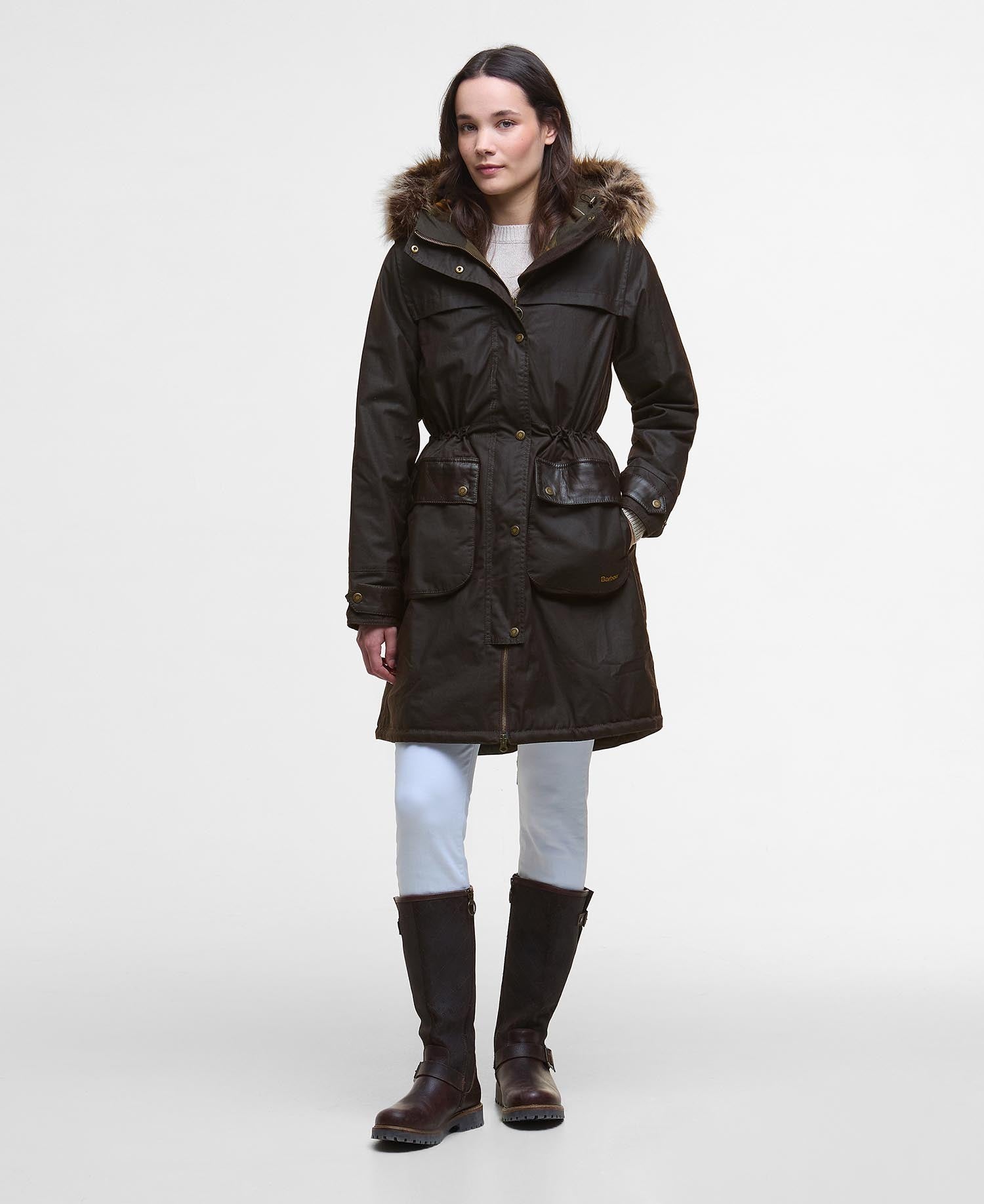 Durham City Waxed Parka - Rustic