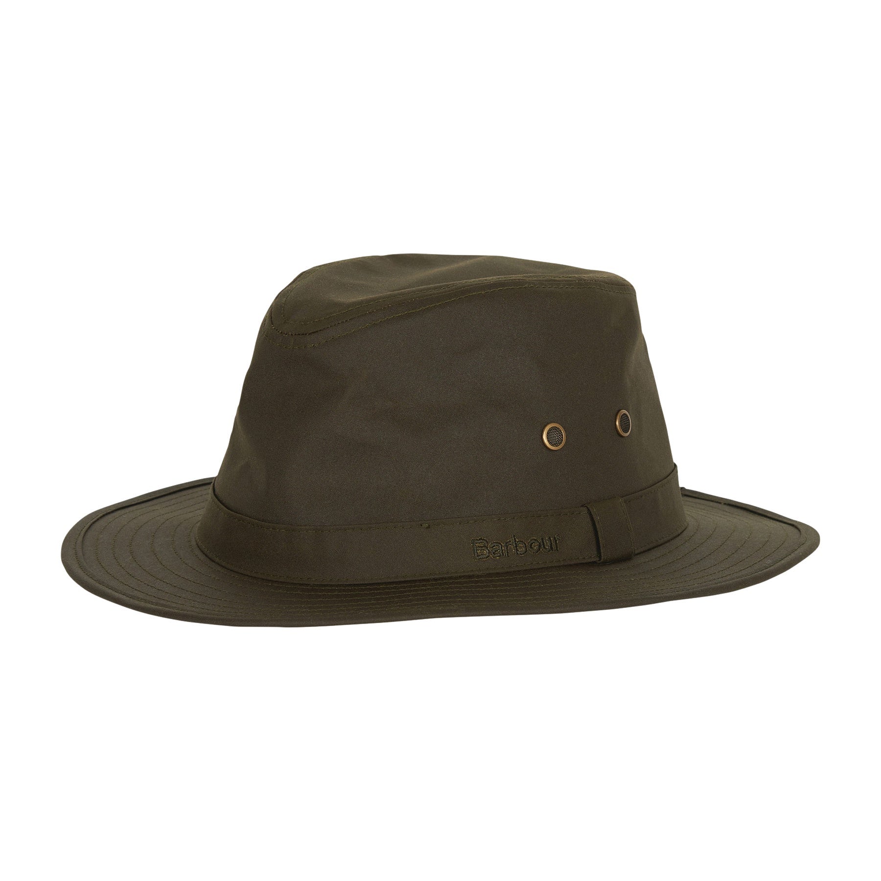 Dawson Wax Safari Hat - Olive