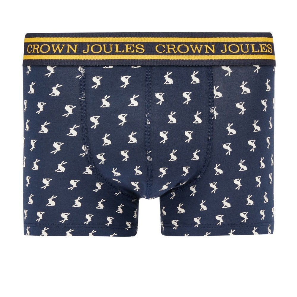 Men's Crown Joules Underwear 2 Pack - Hare French Navy Gold