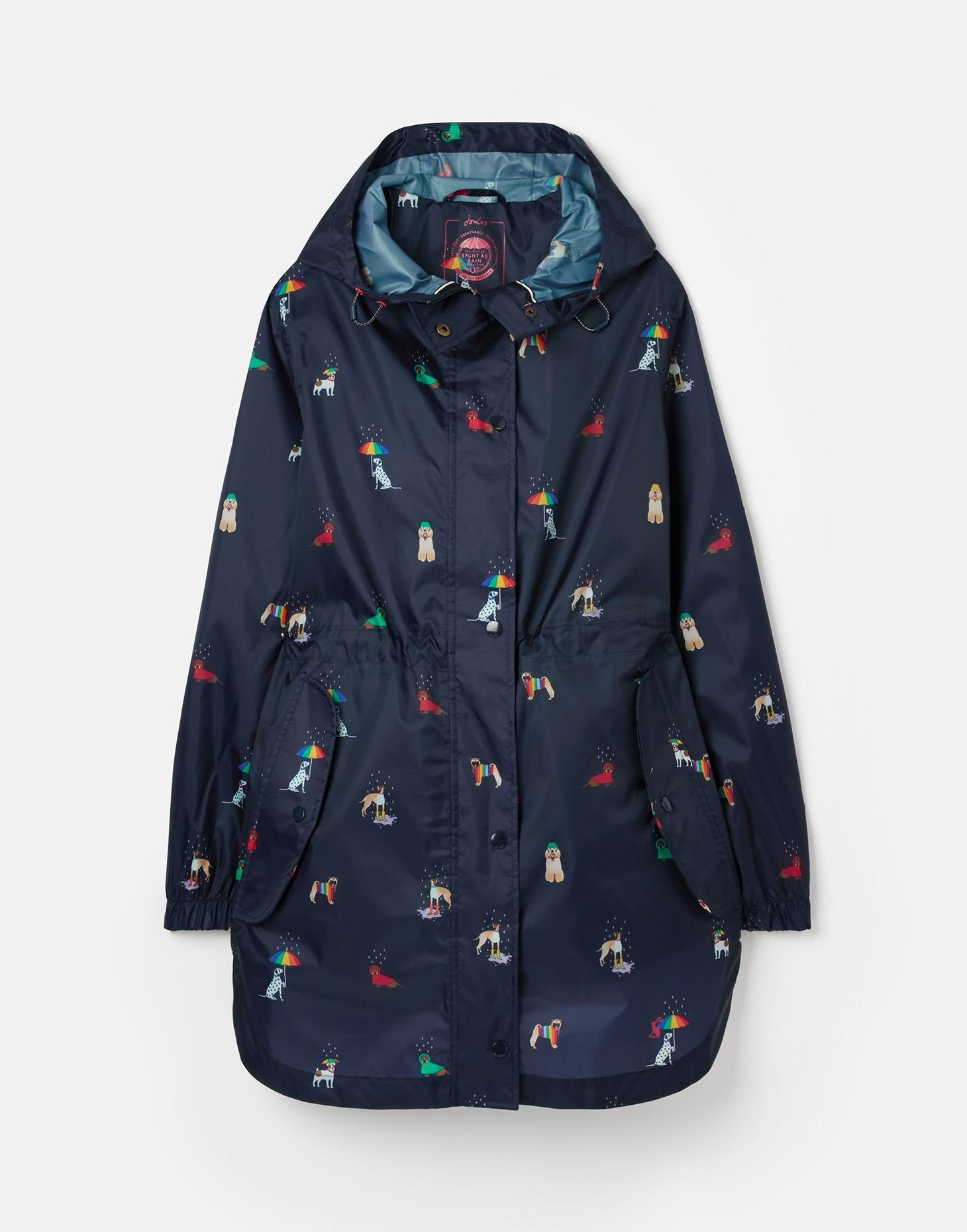 Women's GoLightly Packable Waterproof jacket - Rainbow Dogs