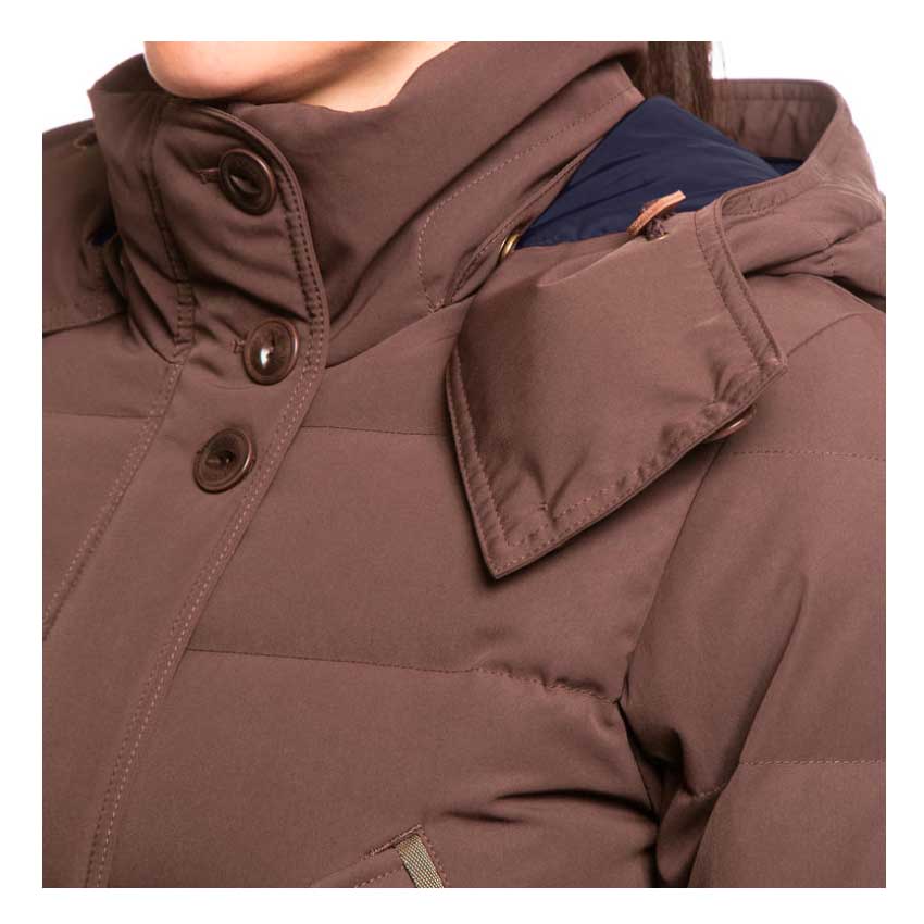 Skydown Quilted Jacket in Poivre