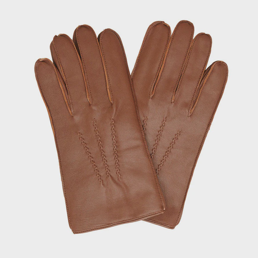 Men's Harton Leather Glove - Brown