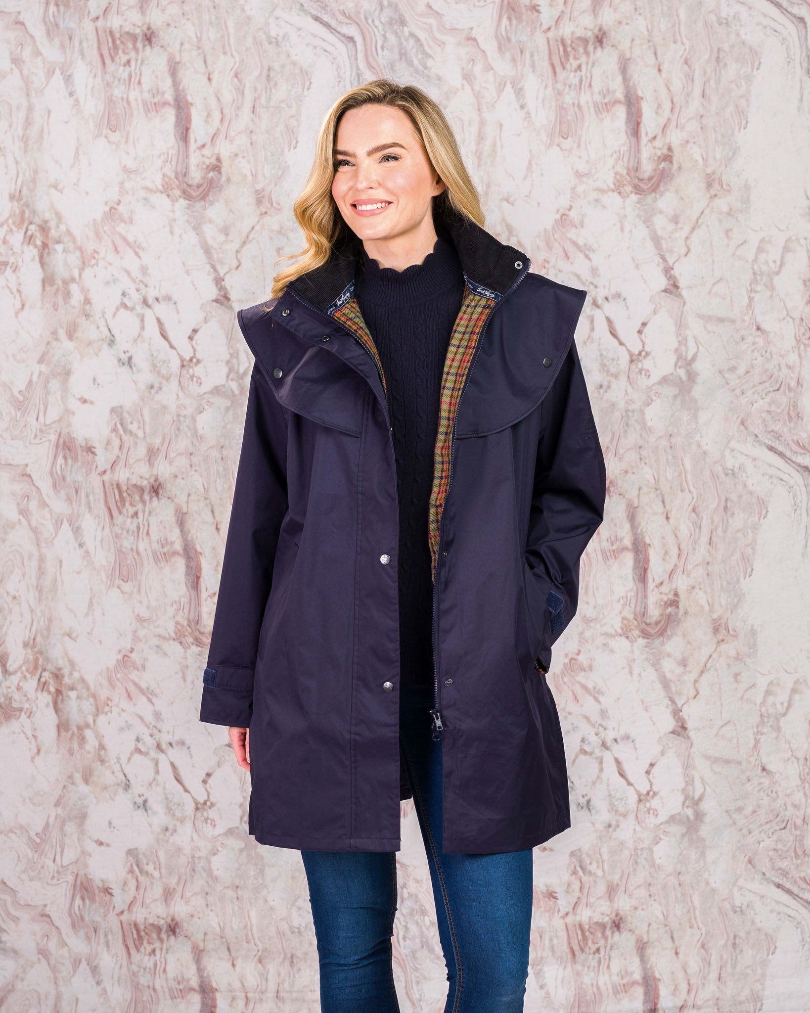 Cotswold Waterproof Coat - Navy