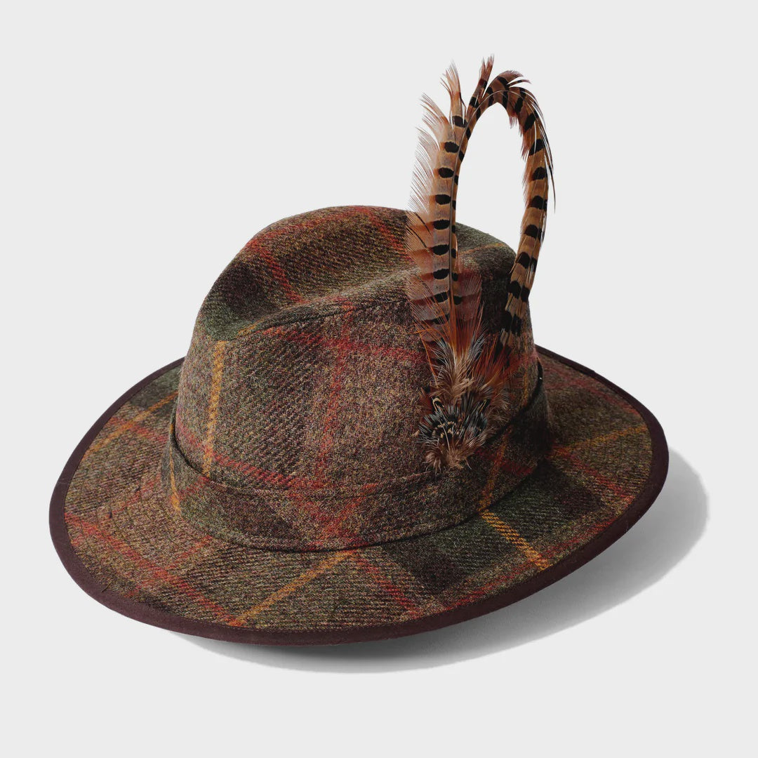 Failsworth - Gamekeeper Fedora Hat with feather