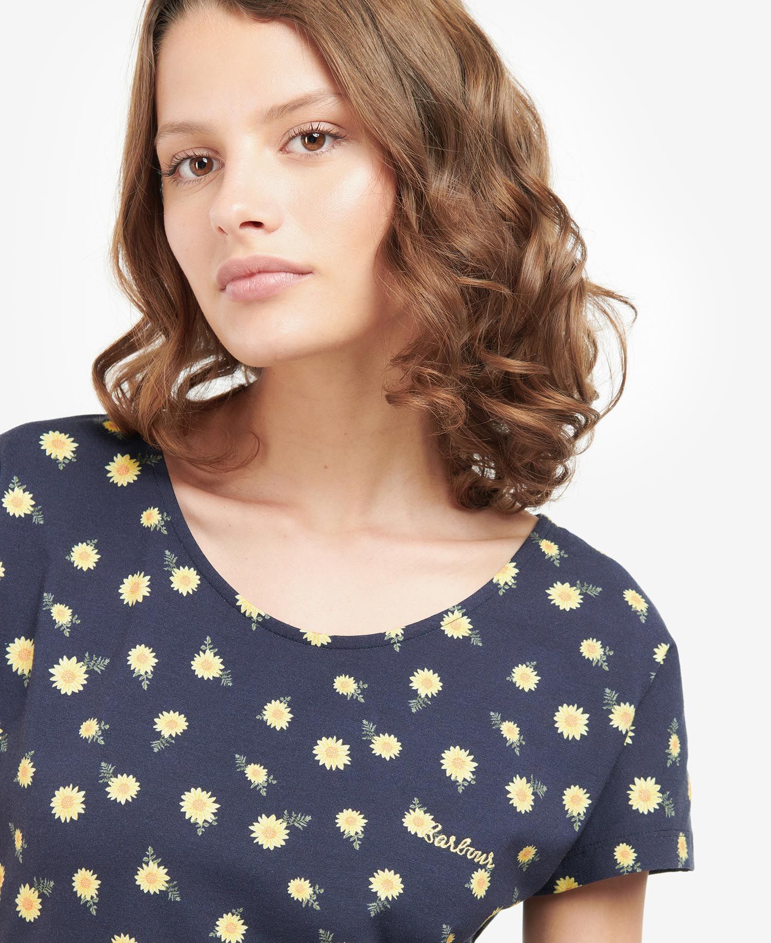 Women's Harewood Print Dress - Navy Coast Print