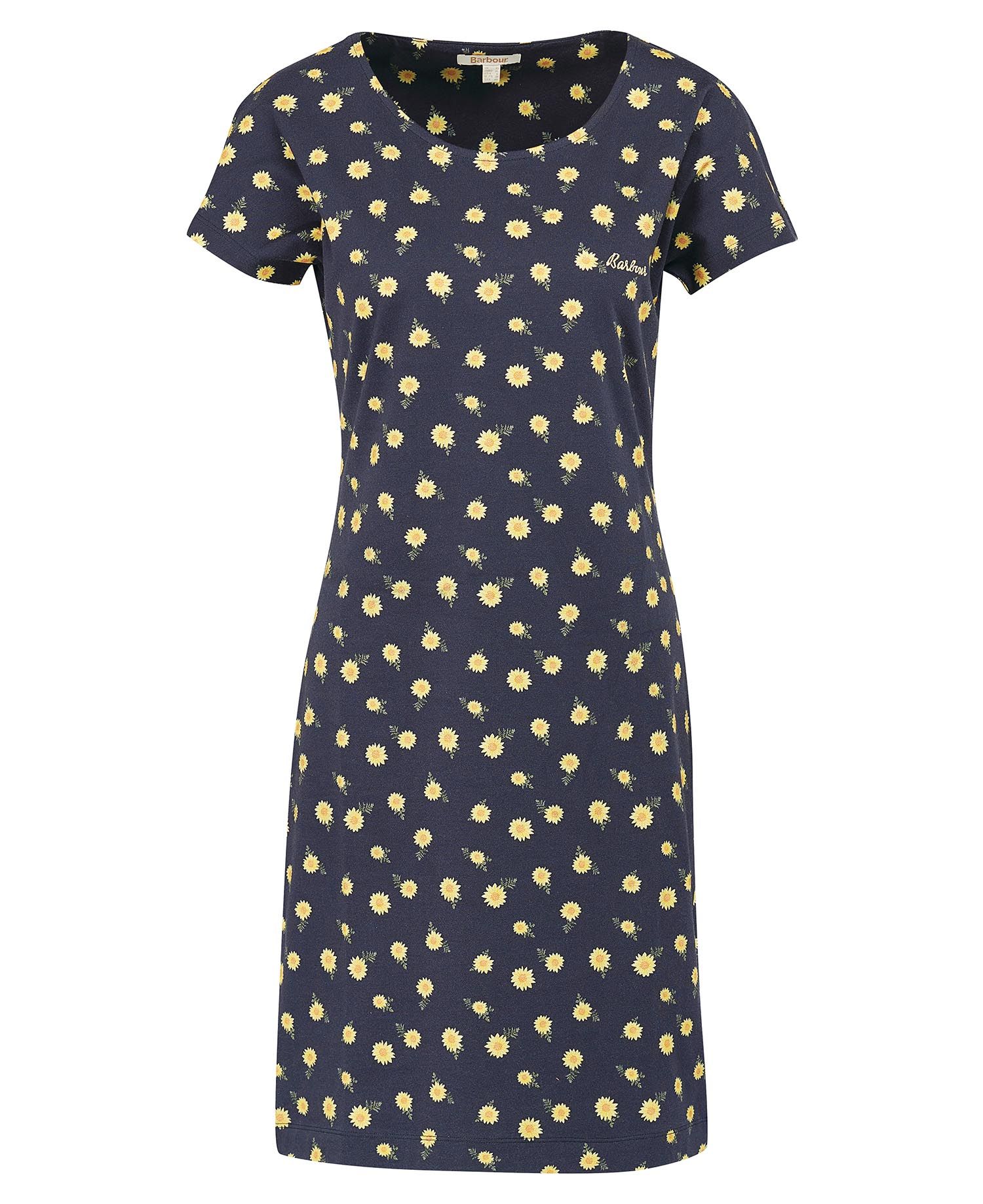 Women's Harewood Print Dress - Navy Coast Print