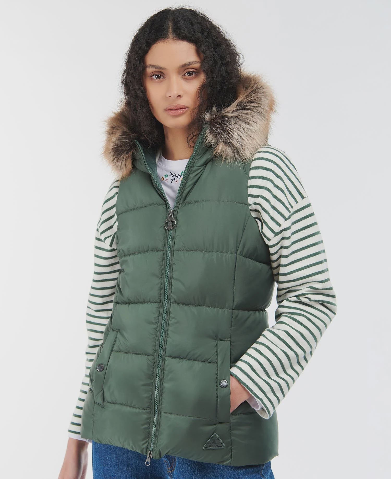 Barbour - Women's Midhurst Quilted Gilet - Alchemy Green