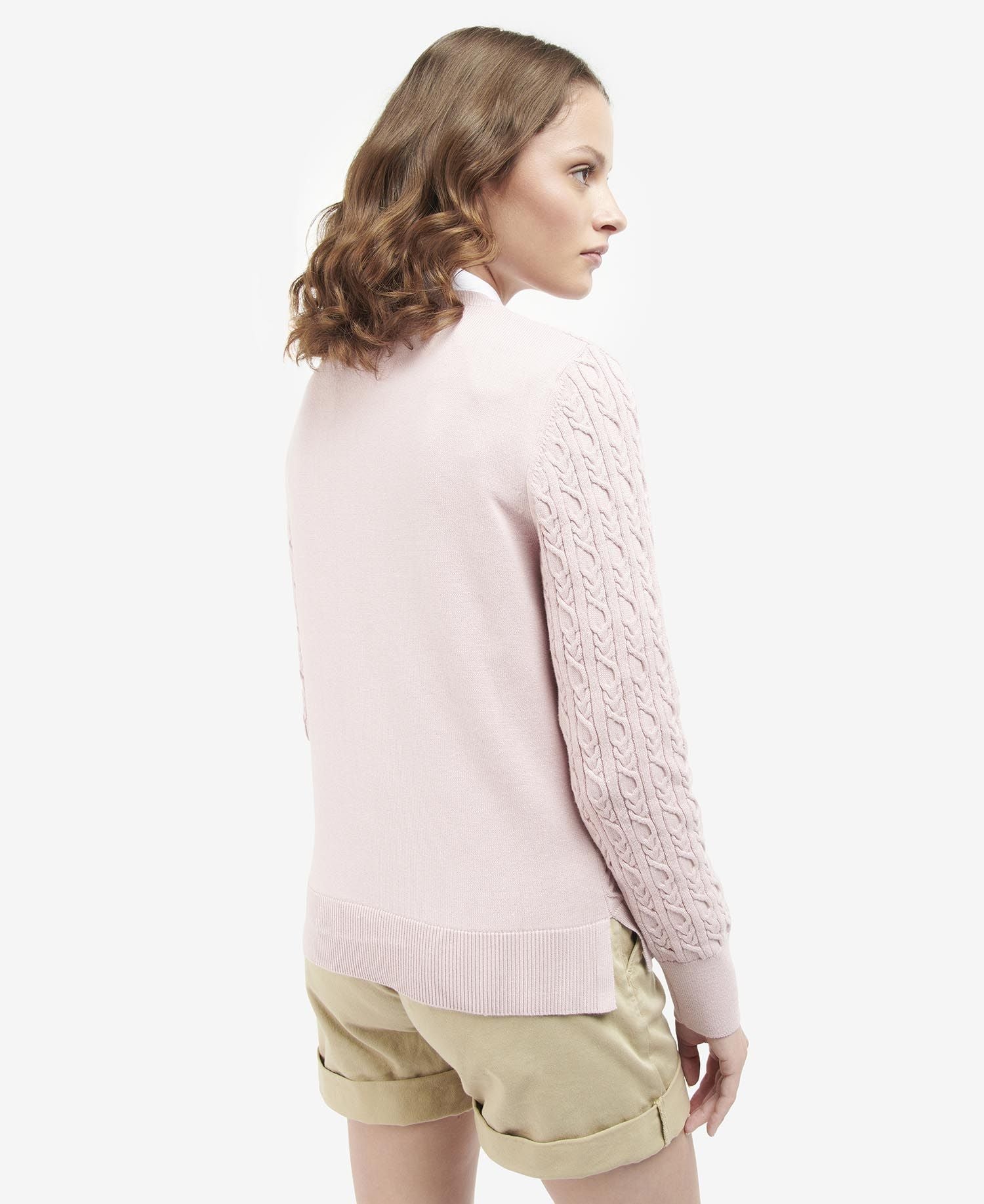Women's Hampton Knit Sweater - Soft Pink