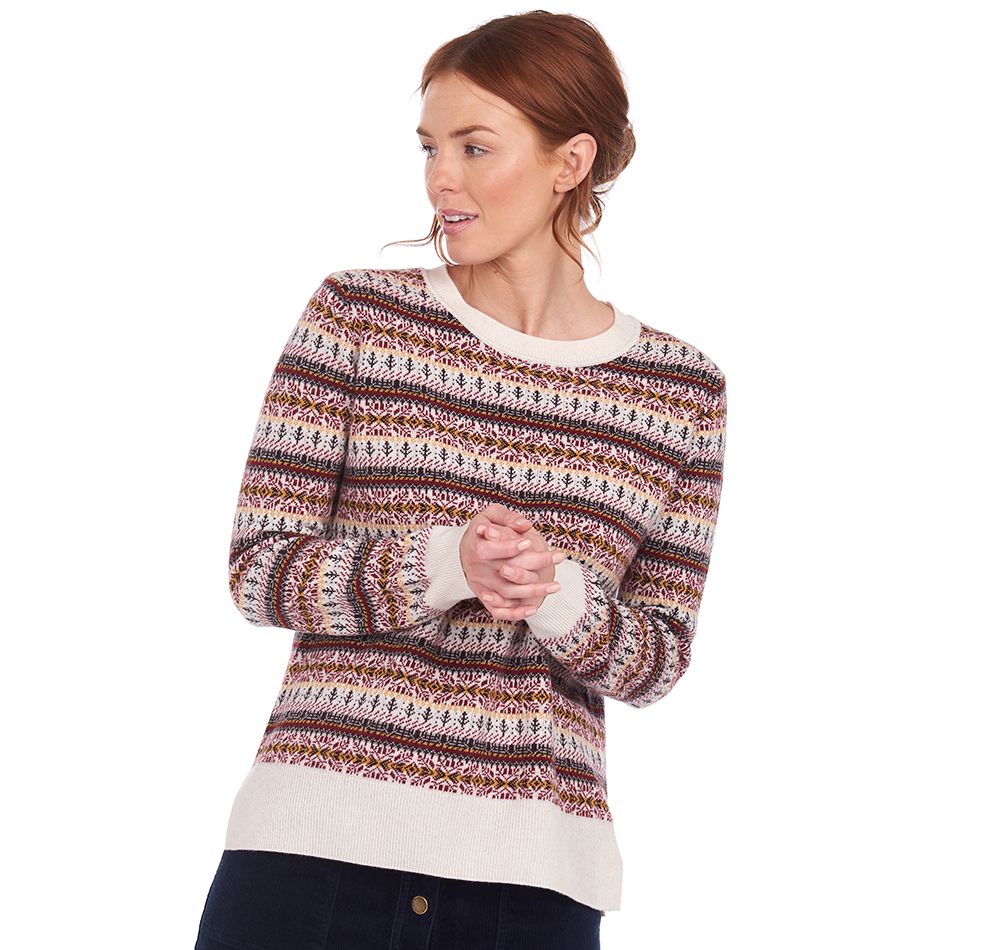 Barbour - Women's Peak Knit Sweater - Off White
