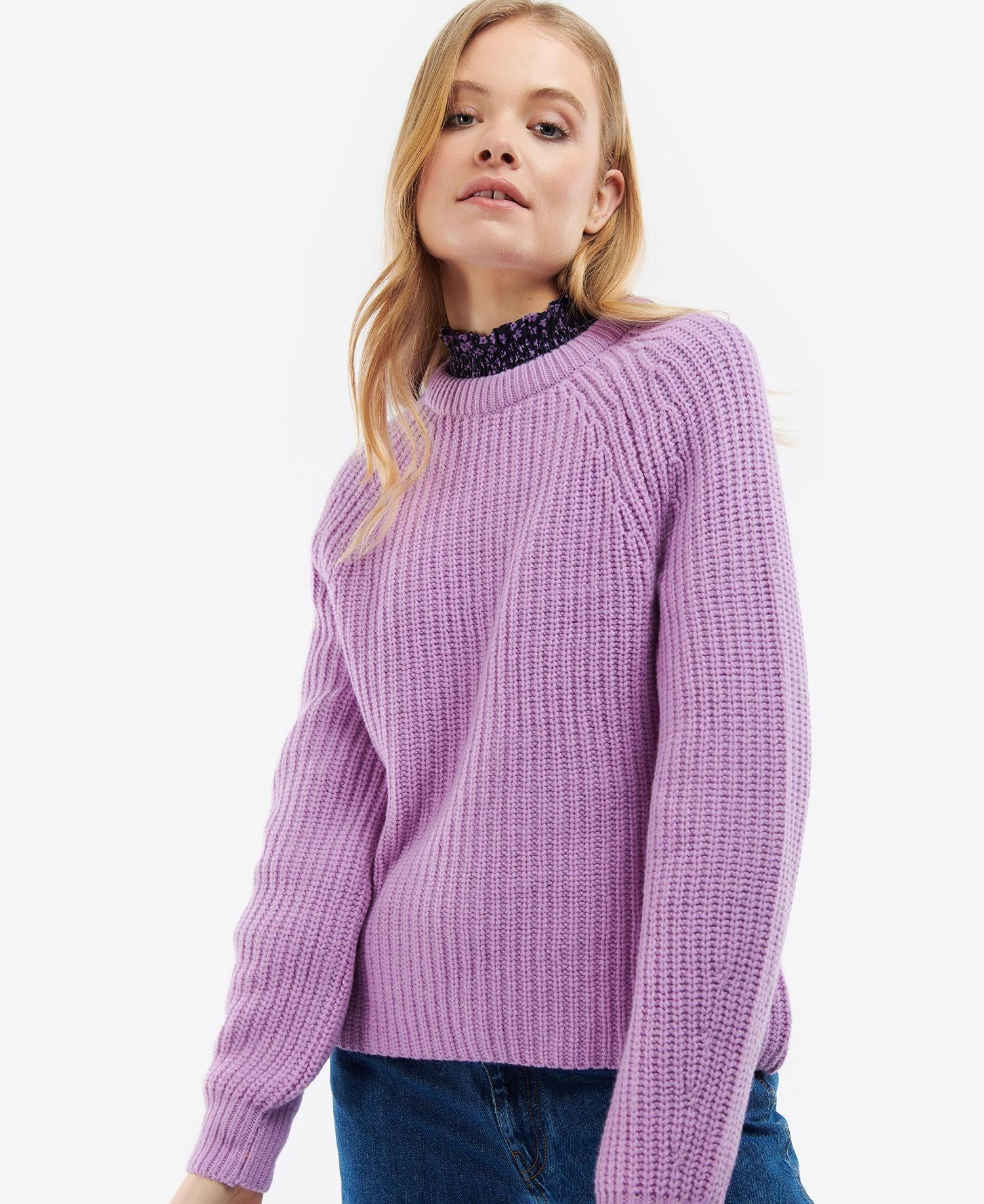 Barbour - Women's Hartley Knit Jumper - Lilac Blossom