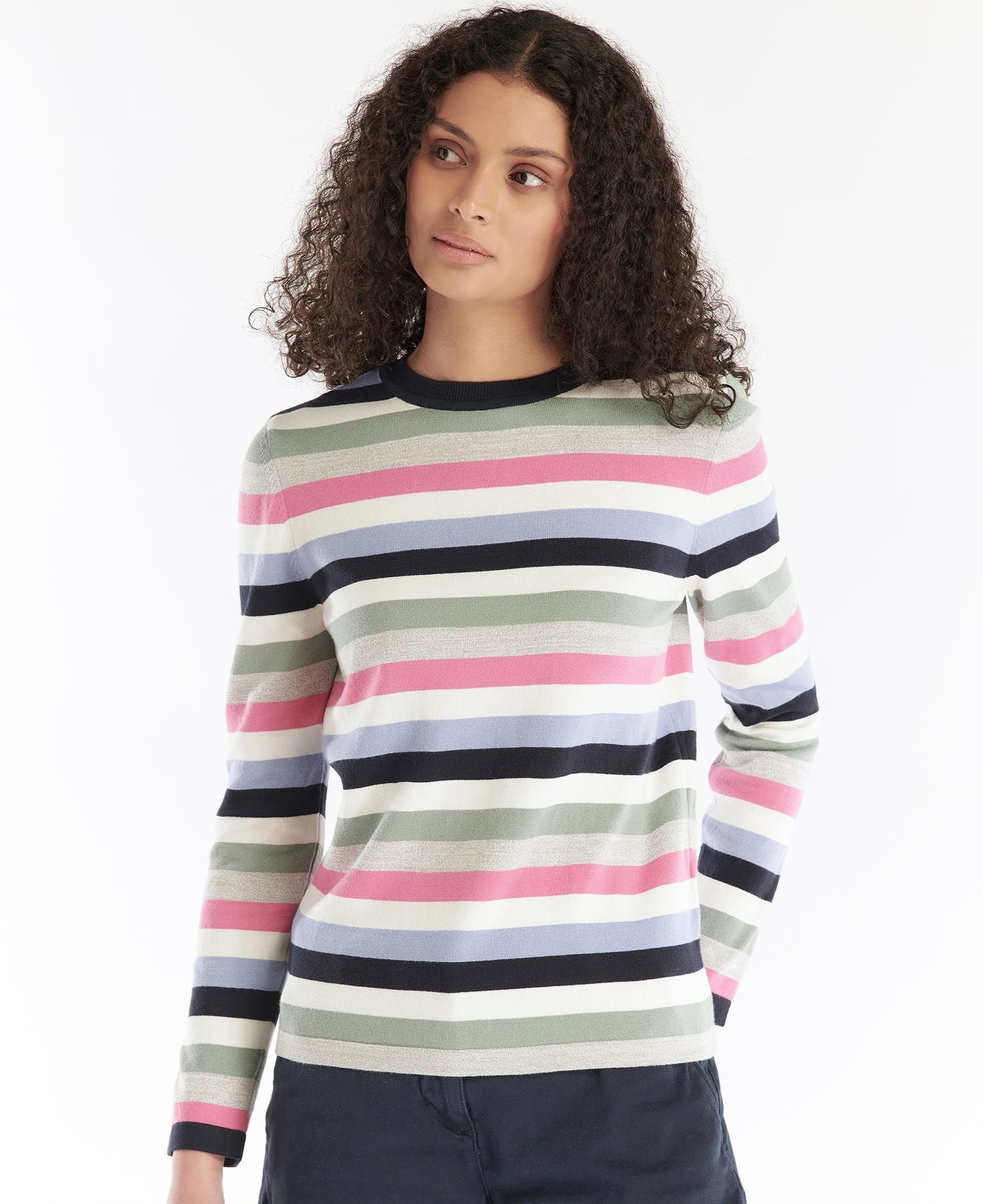 Barbour - Women's Padstow Knit Crew Neck - Off White