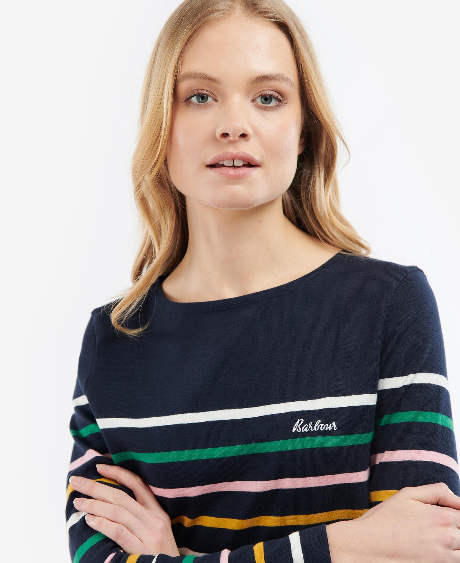 Women's Hawkins top - Navy Stripe