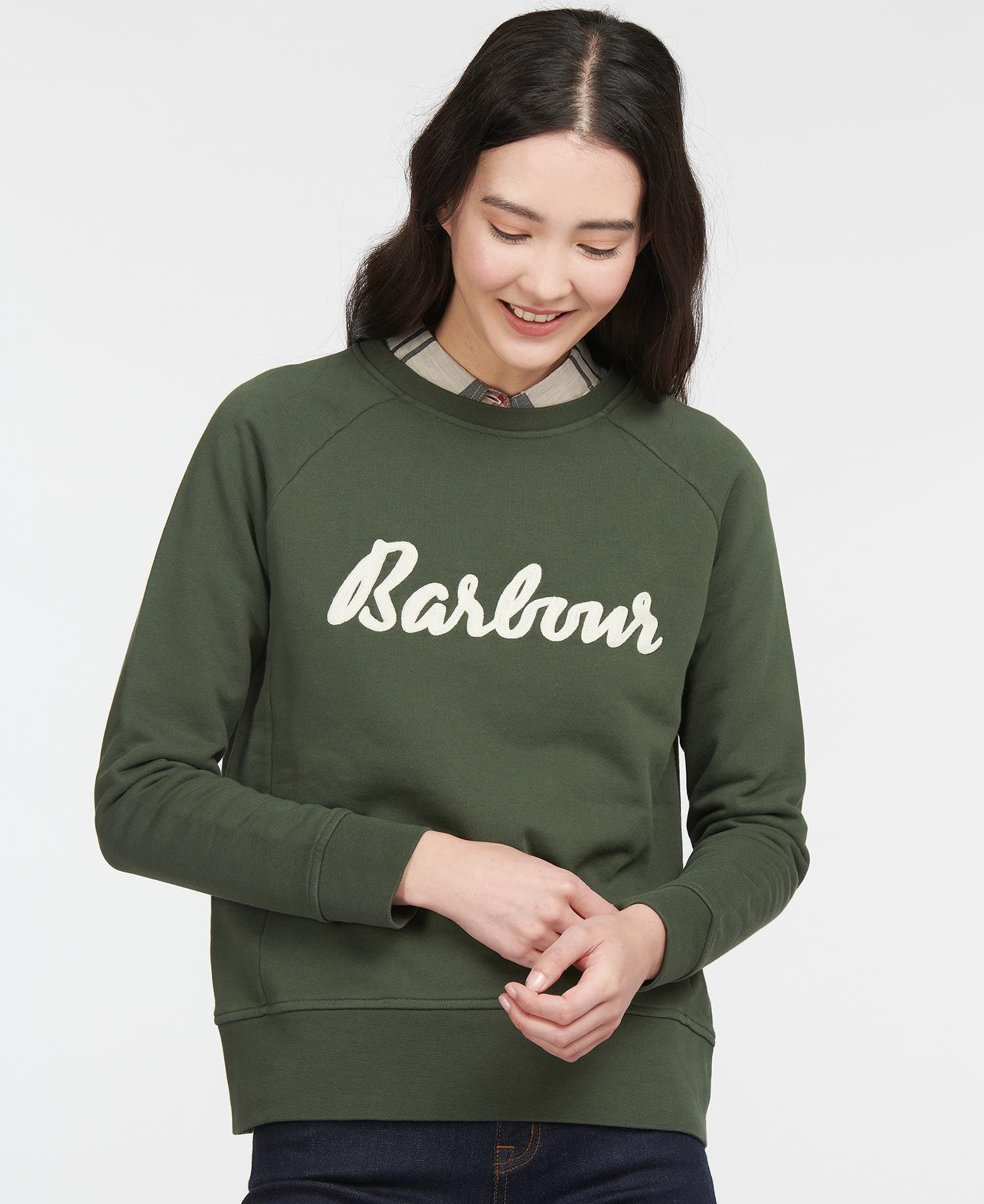 Women's Otterburn Overlayer Sweatshirt - Olive