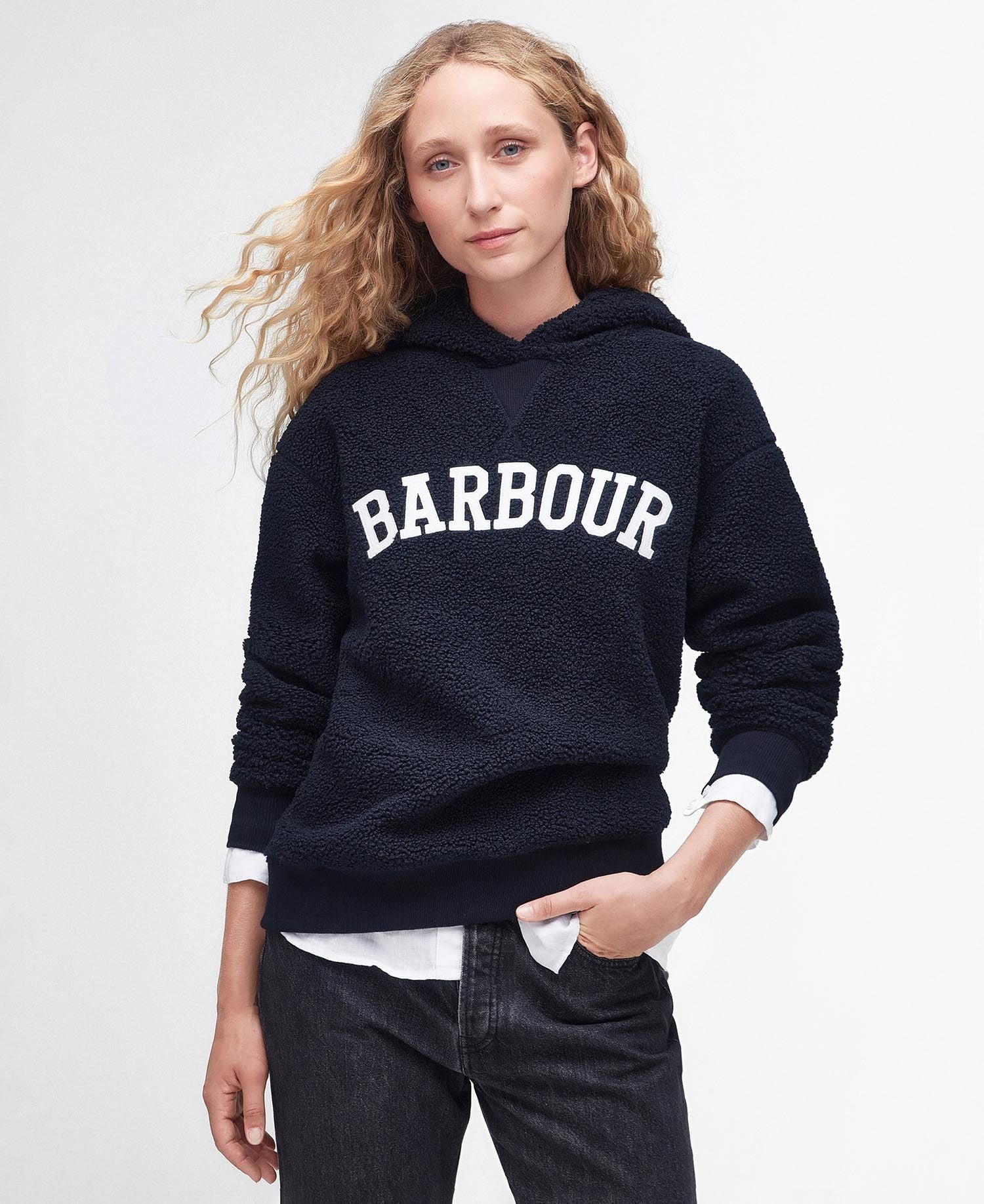 Northumberland Fleece Hoodie - Navy