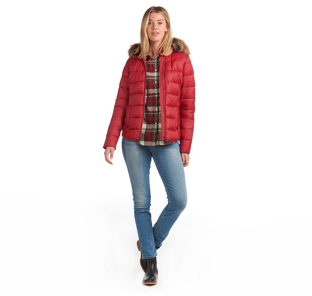 Barbour - Women's Irving Quilted Jacket - Claret