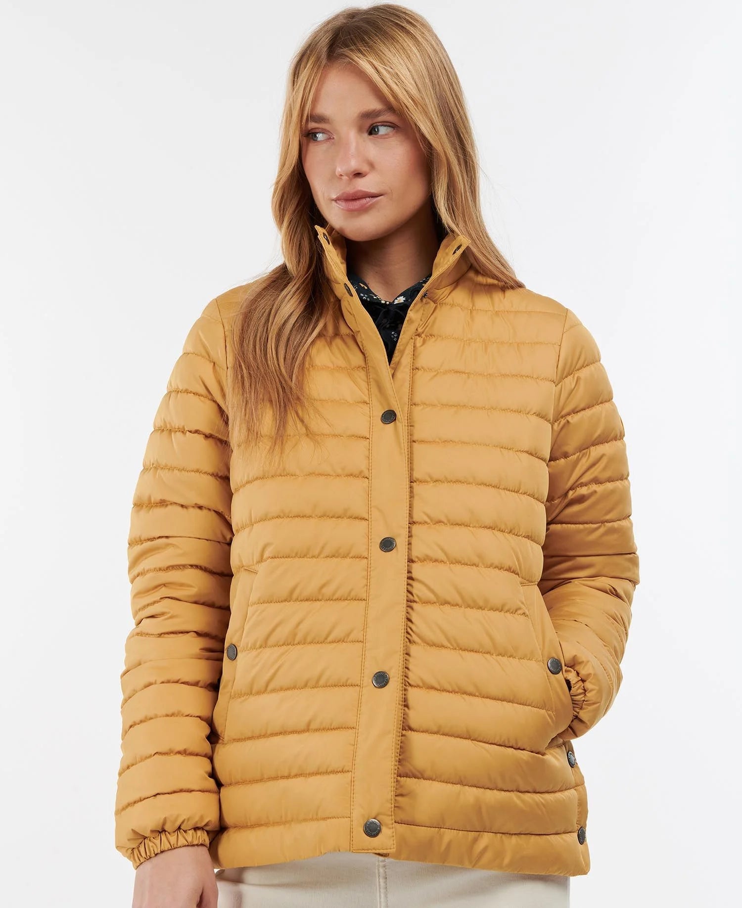 Women's Melita Quilted Jacket - Mustard