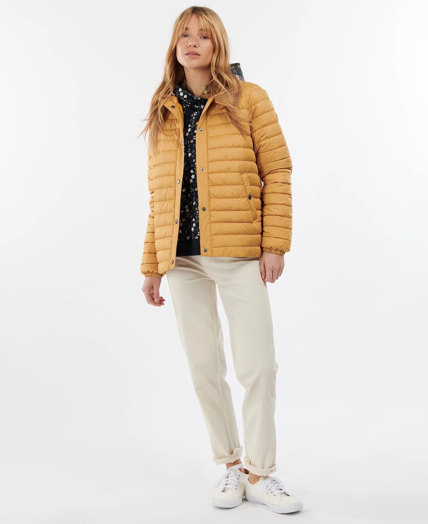 Women's Melita Quilted Jacket - Mustard