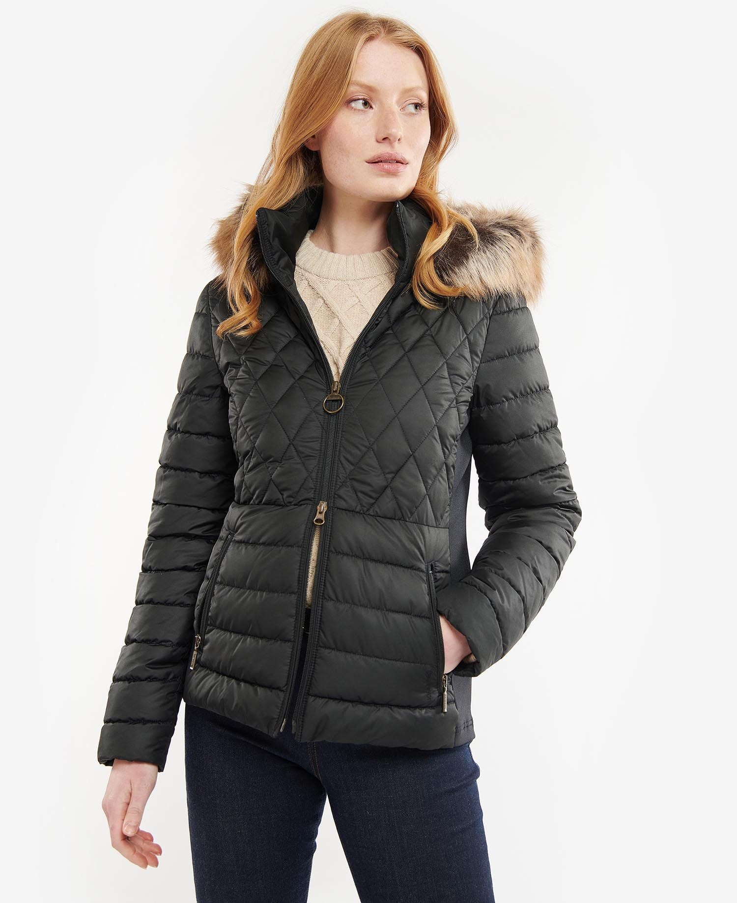 Mallow Quilted Jacket - Black