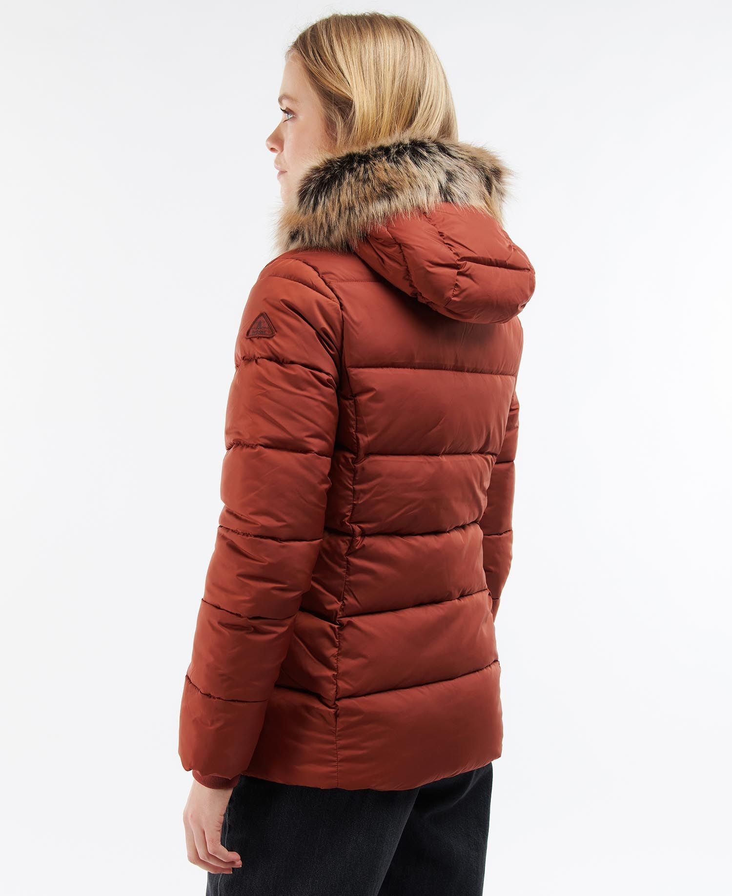 Women's Midhurst Quilted Jacket - Burnt Henna