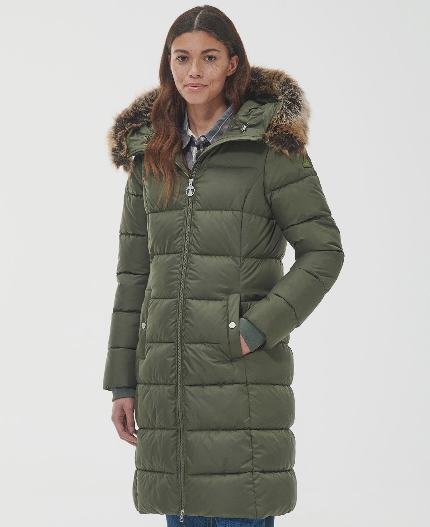 Rosoman Quilted Jacket - Deep Olive