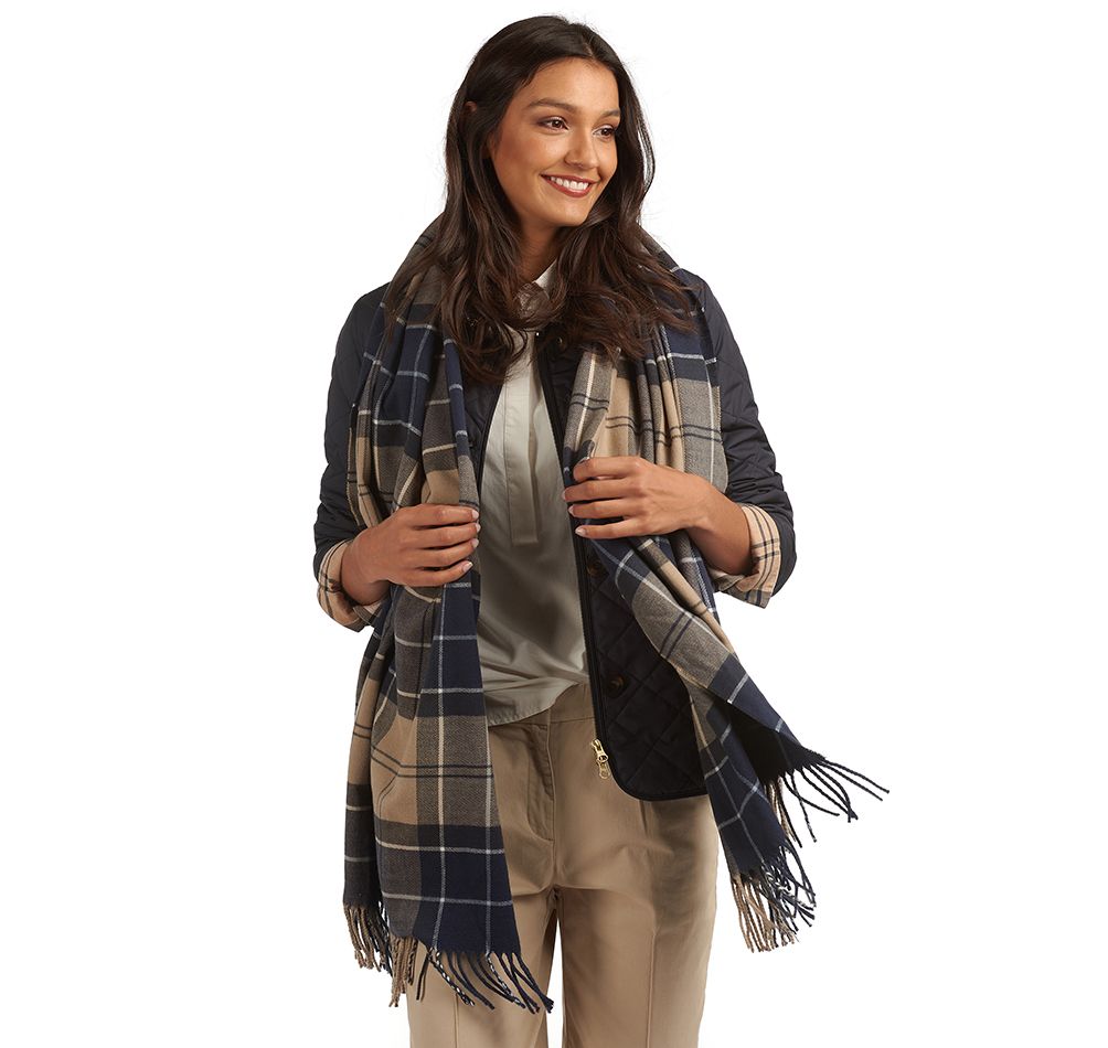 Hailes Tartan Wrap Tempest Trench Tartan