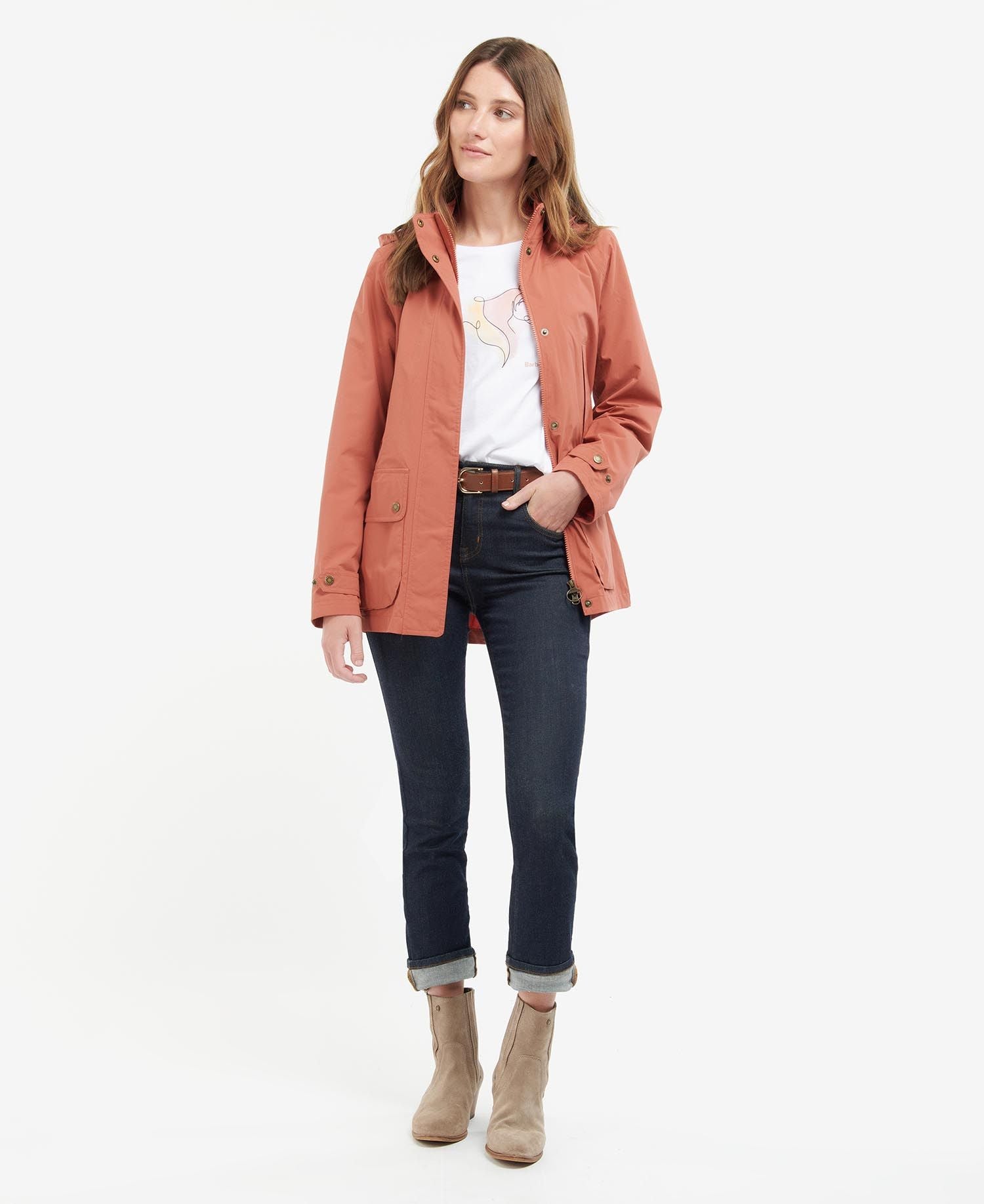 Women's Clyde  Waterproof Jacket - Gerbera/Dress