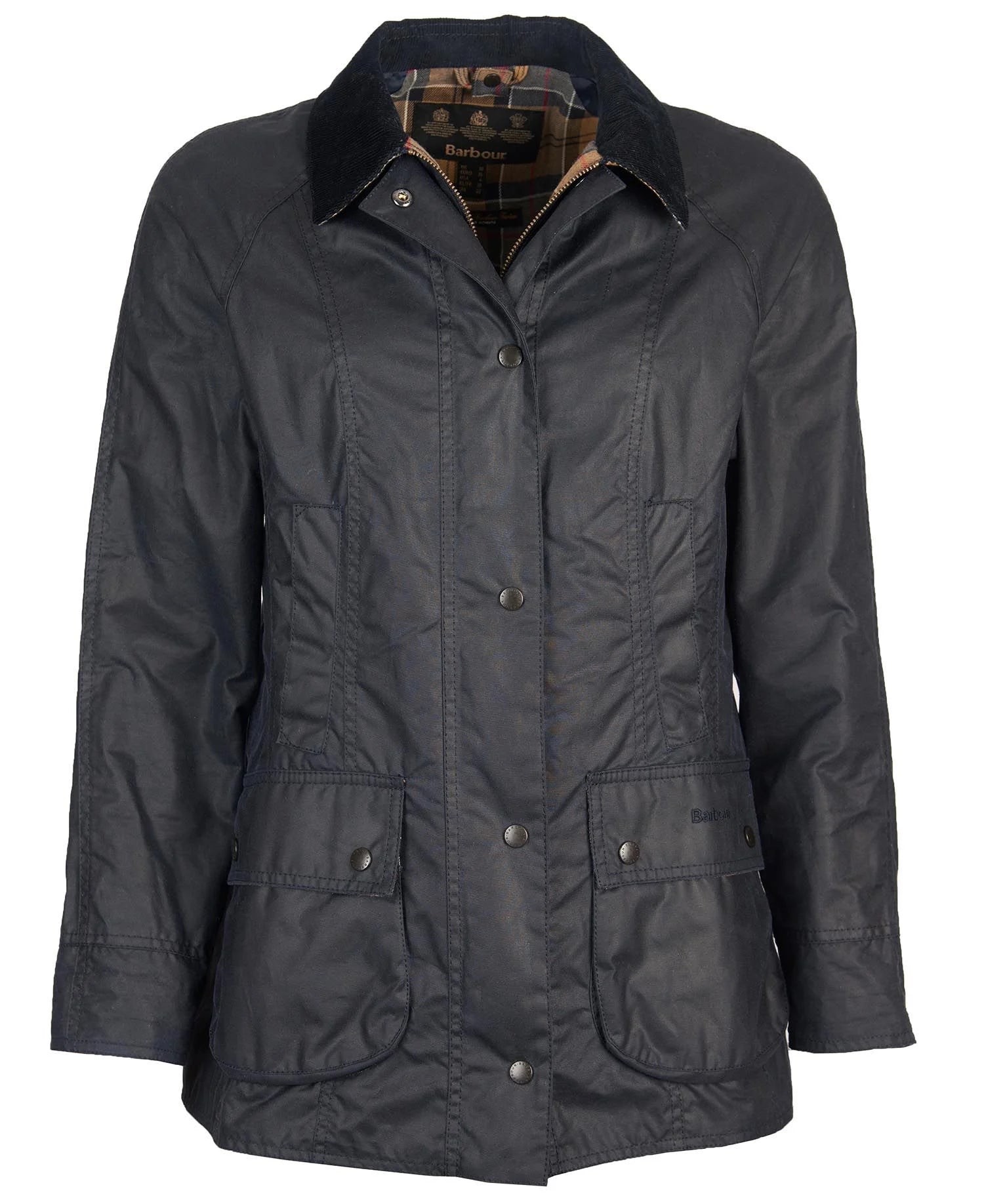 Women's Beadnell Wax Jacket - Navy