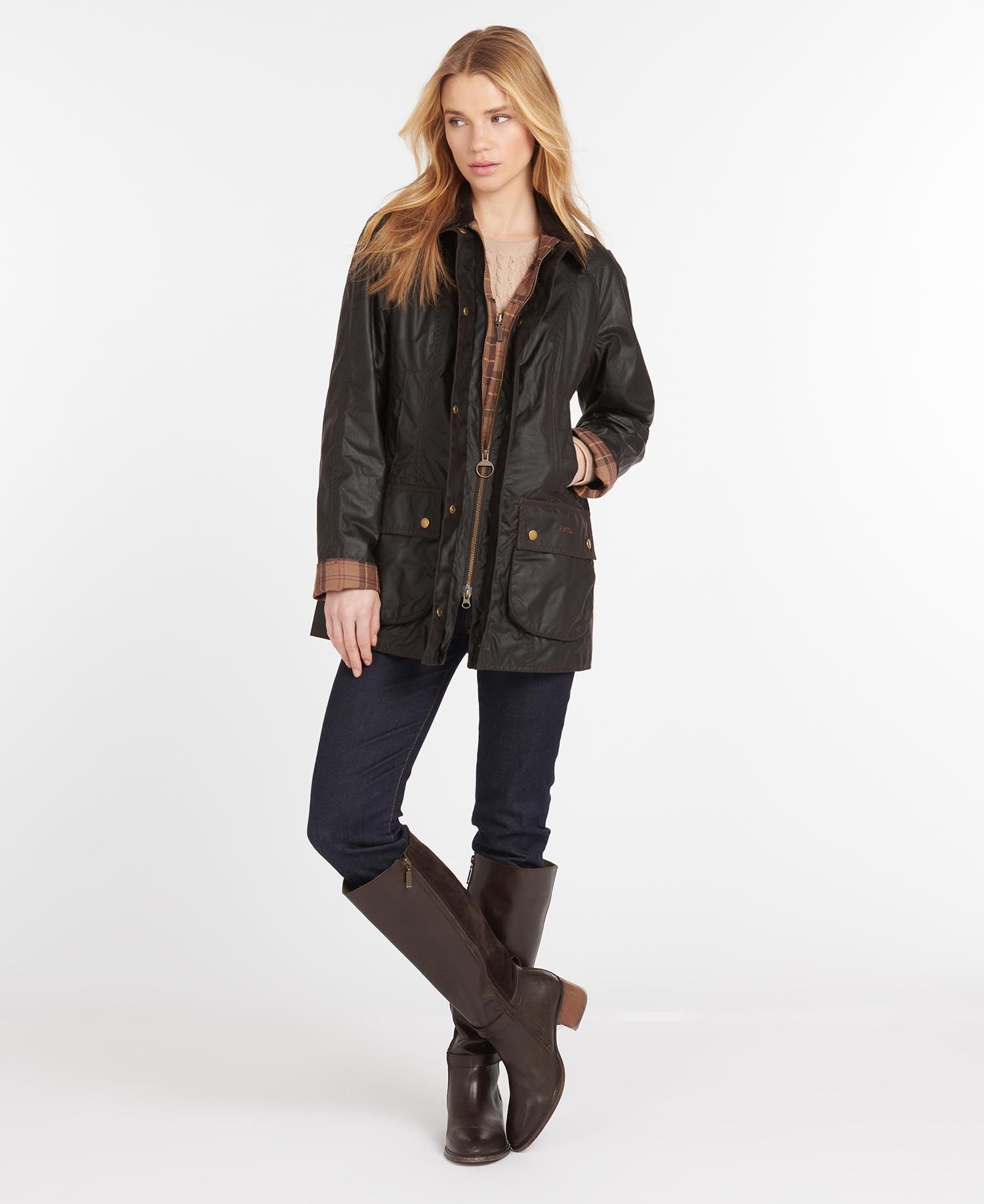 Women's Beadnell Wax Jacket - Rustic