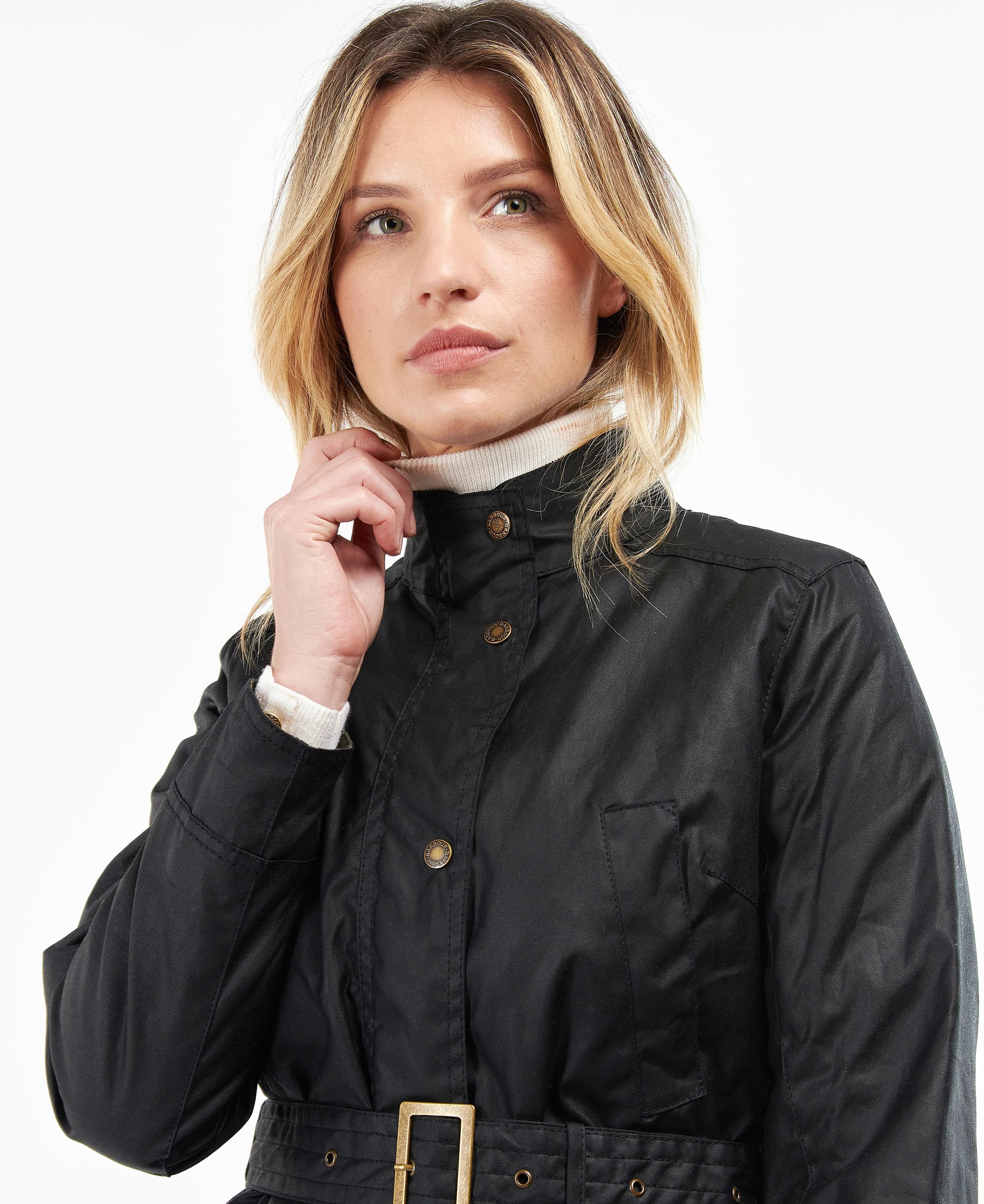 Barbour - Women's Montgomery Wax - Black