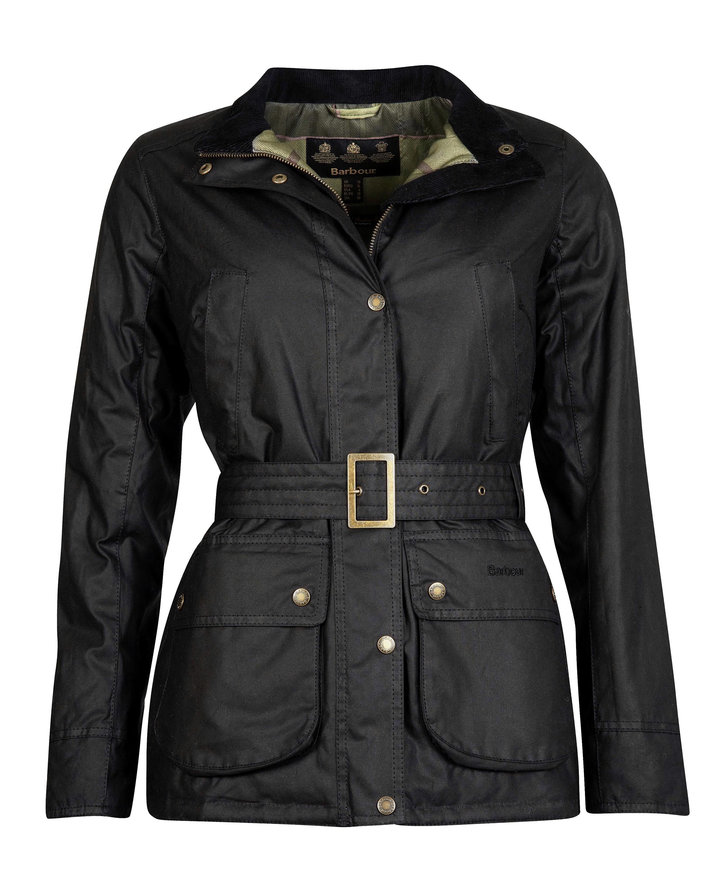 Barbour - Women's Montgomery Wax - Black