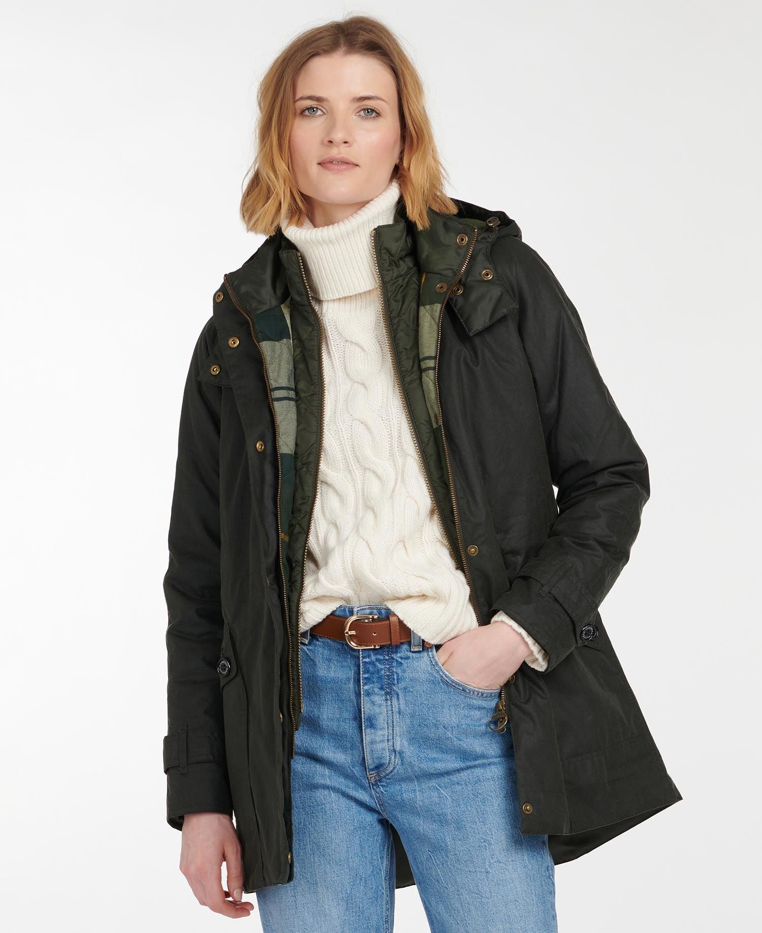 Women's Cannich Wax Jacket - Sage