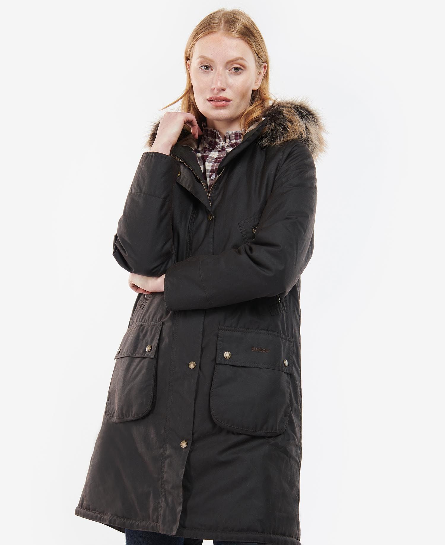 Women's Stavia Wax Jacket - Rustic