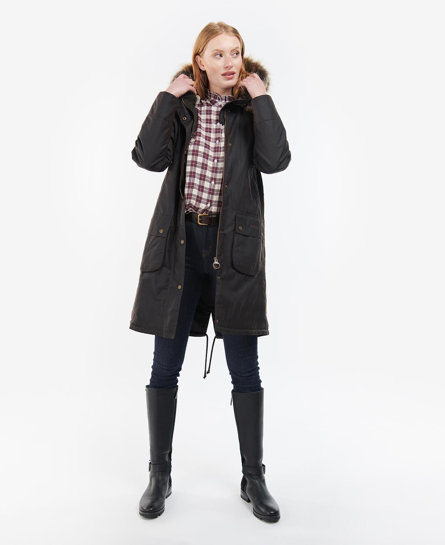 Women's Stavia Wax Jacket - Rustic