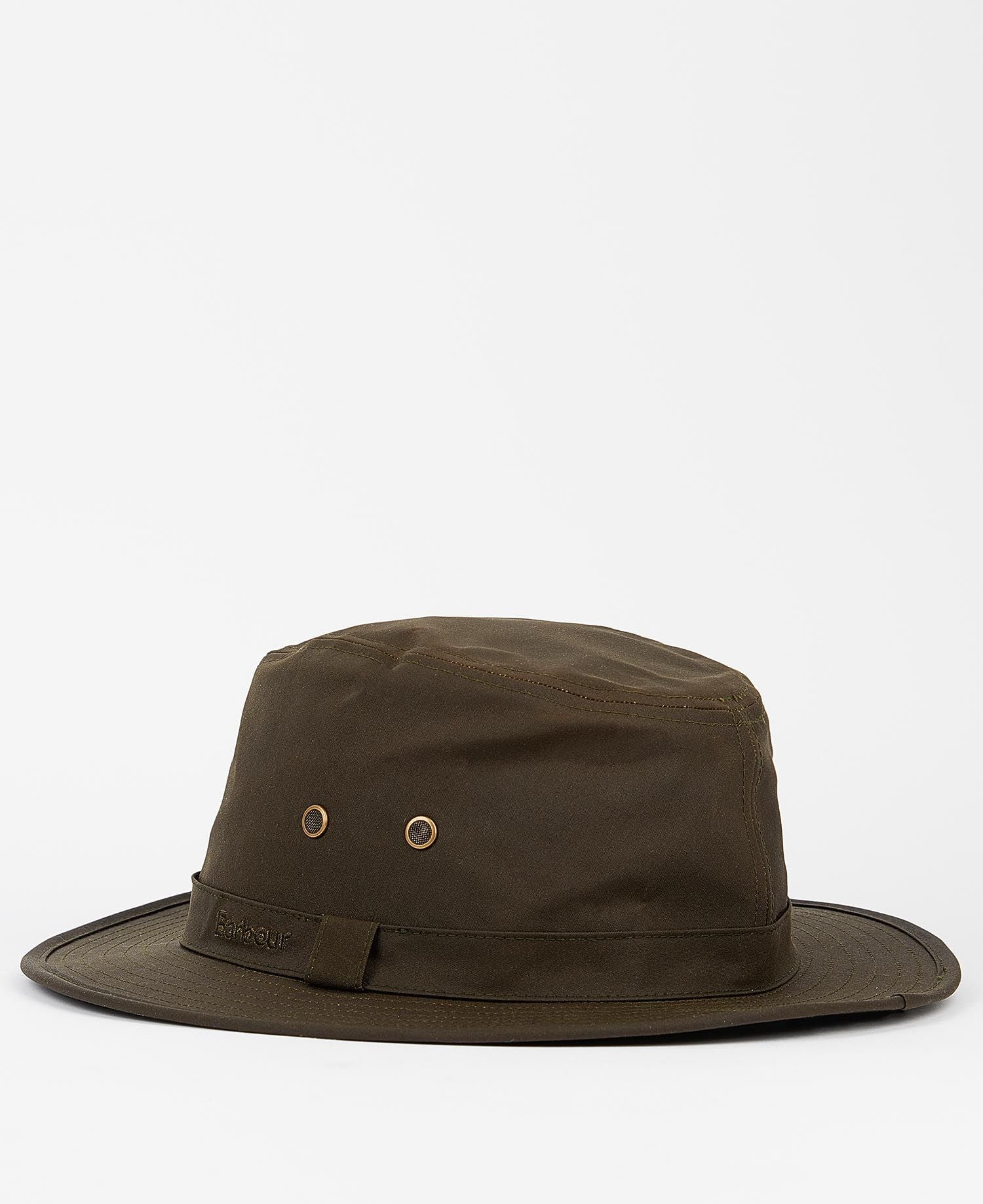 Dawson Wax Safari Hat - Olive
