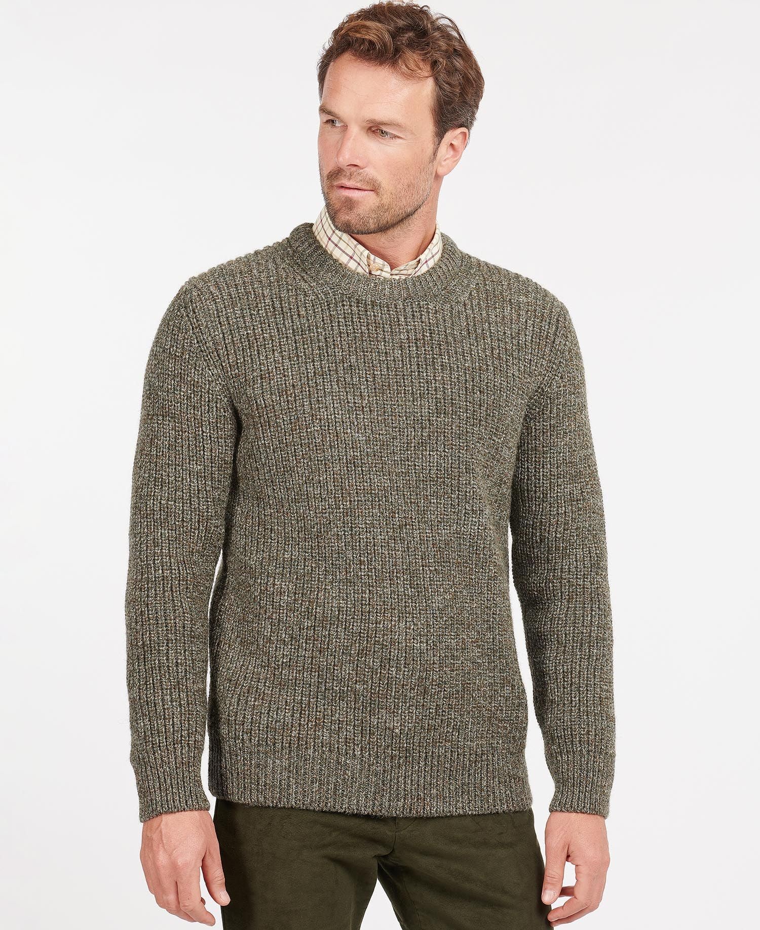 New Tyne Crew Neck Sweatshirt - Derby Tweed