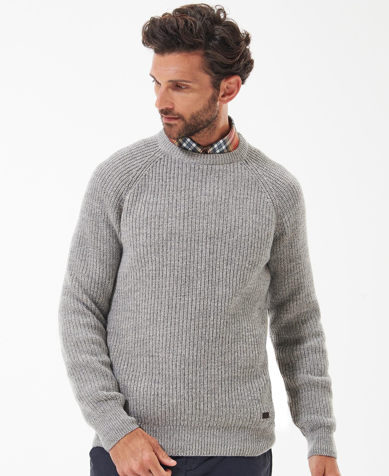 Horseford Crew Neck Sweater - Stone