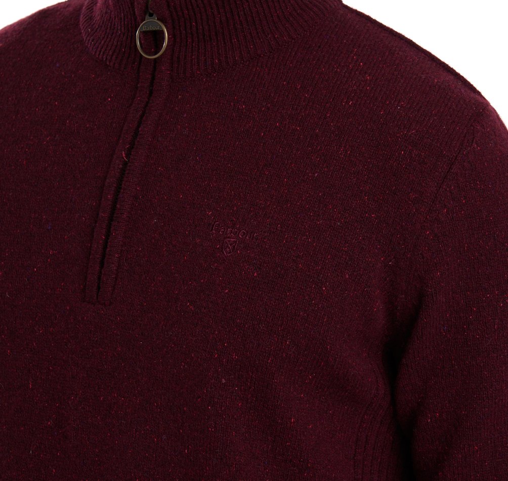 Essential Tisbury Half Zip Sweatshirt - Ruby