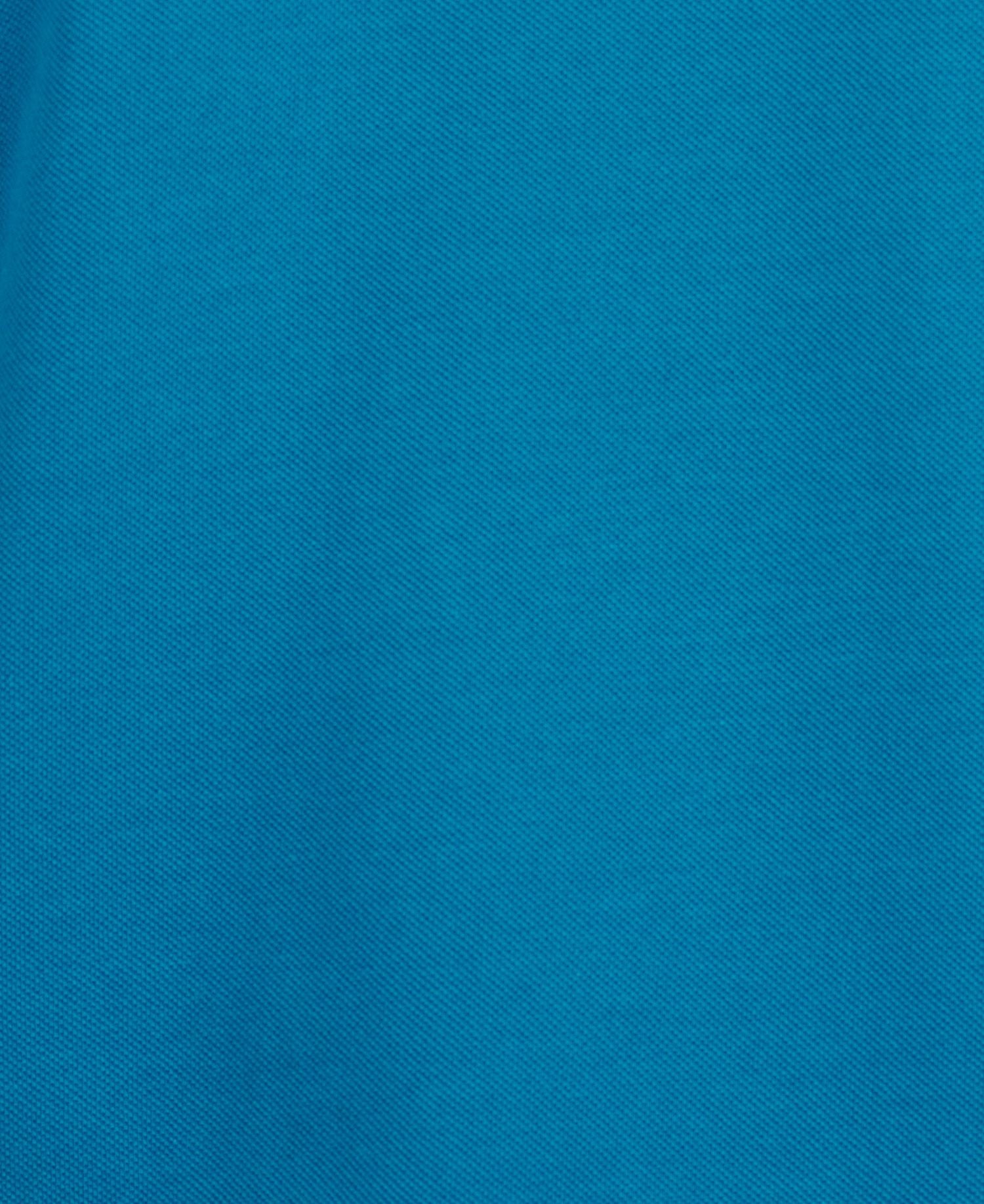 Tartan Pique Sports Polo - Lyons Blue
