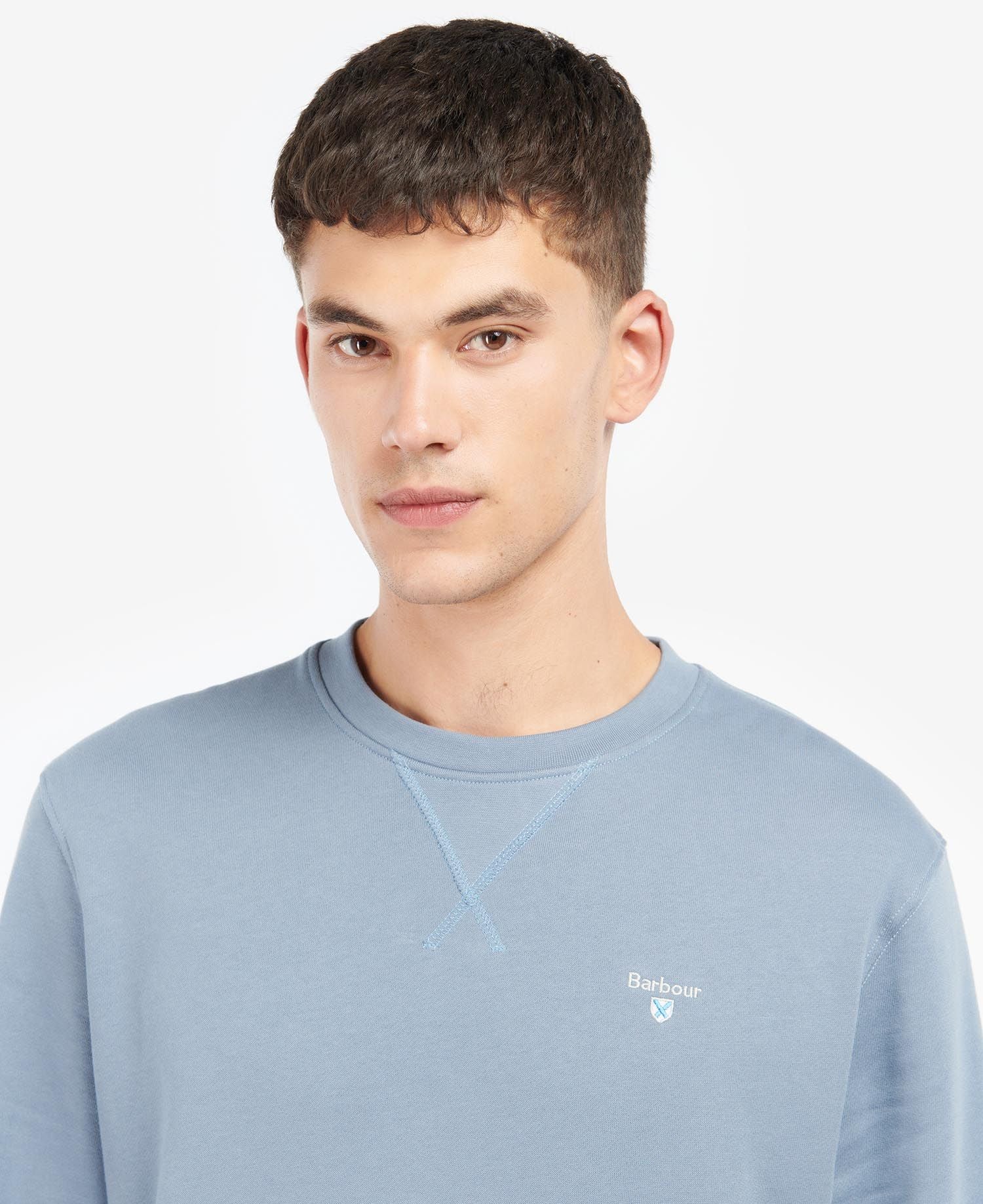 Men's Ridsdale Crew Neck - Washed Blue