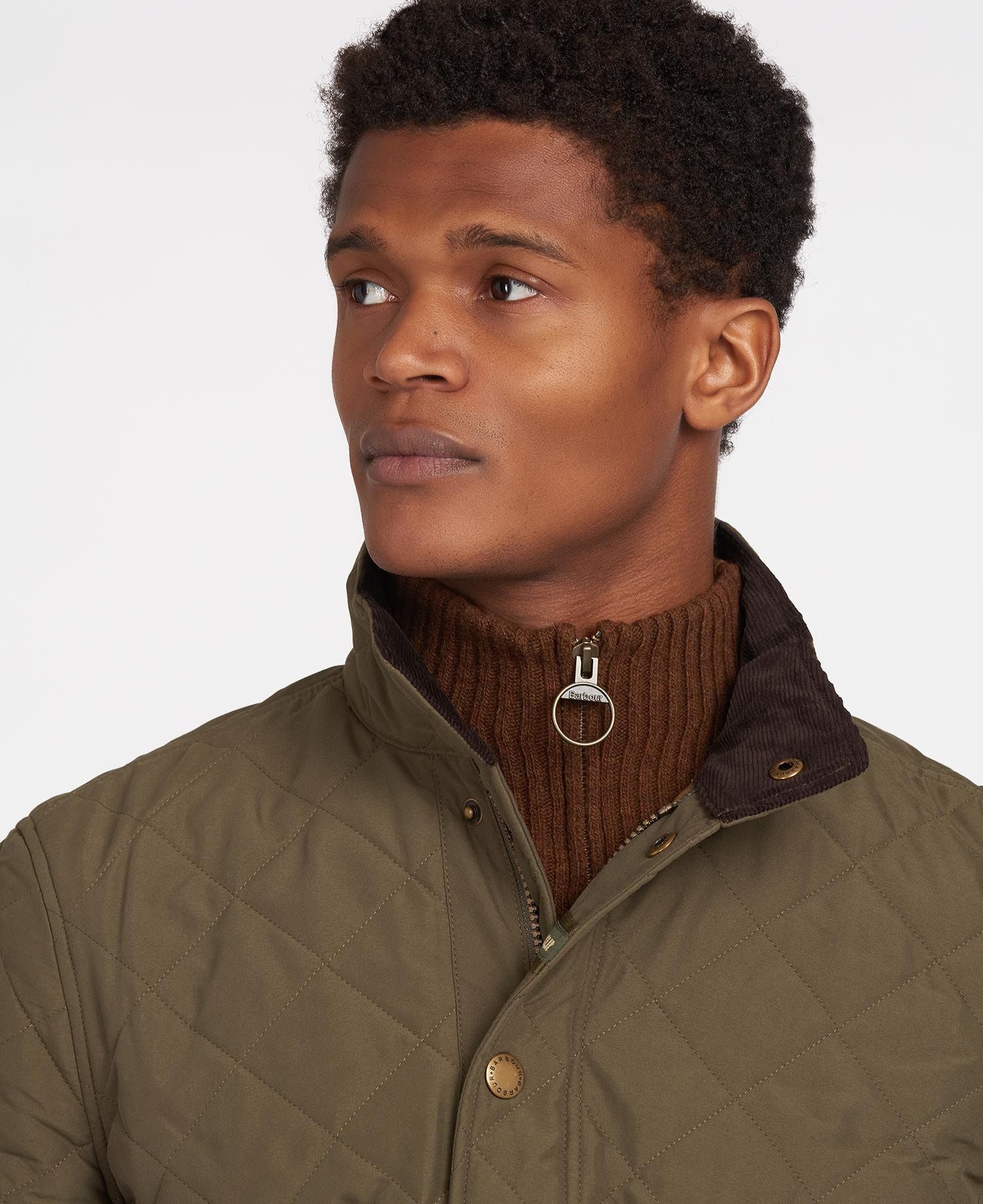Men's Shoveler Quilted Jacket - Army Green