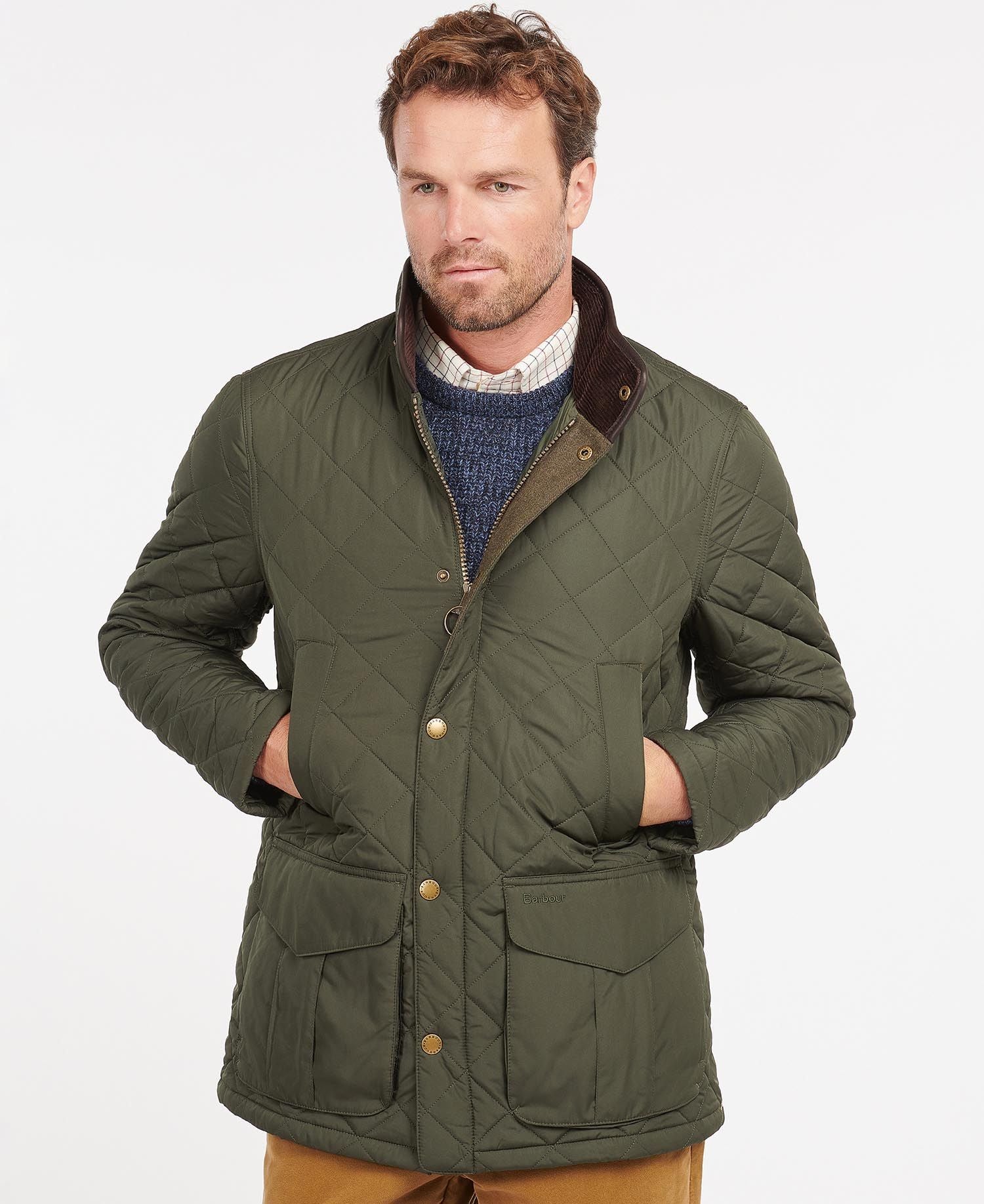 Men's Devon Quilted Jacket - Sage