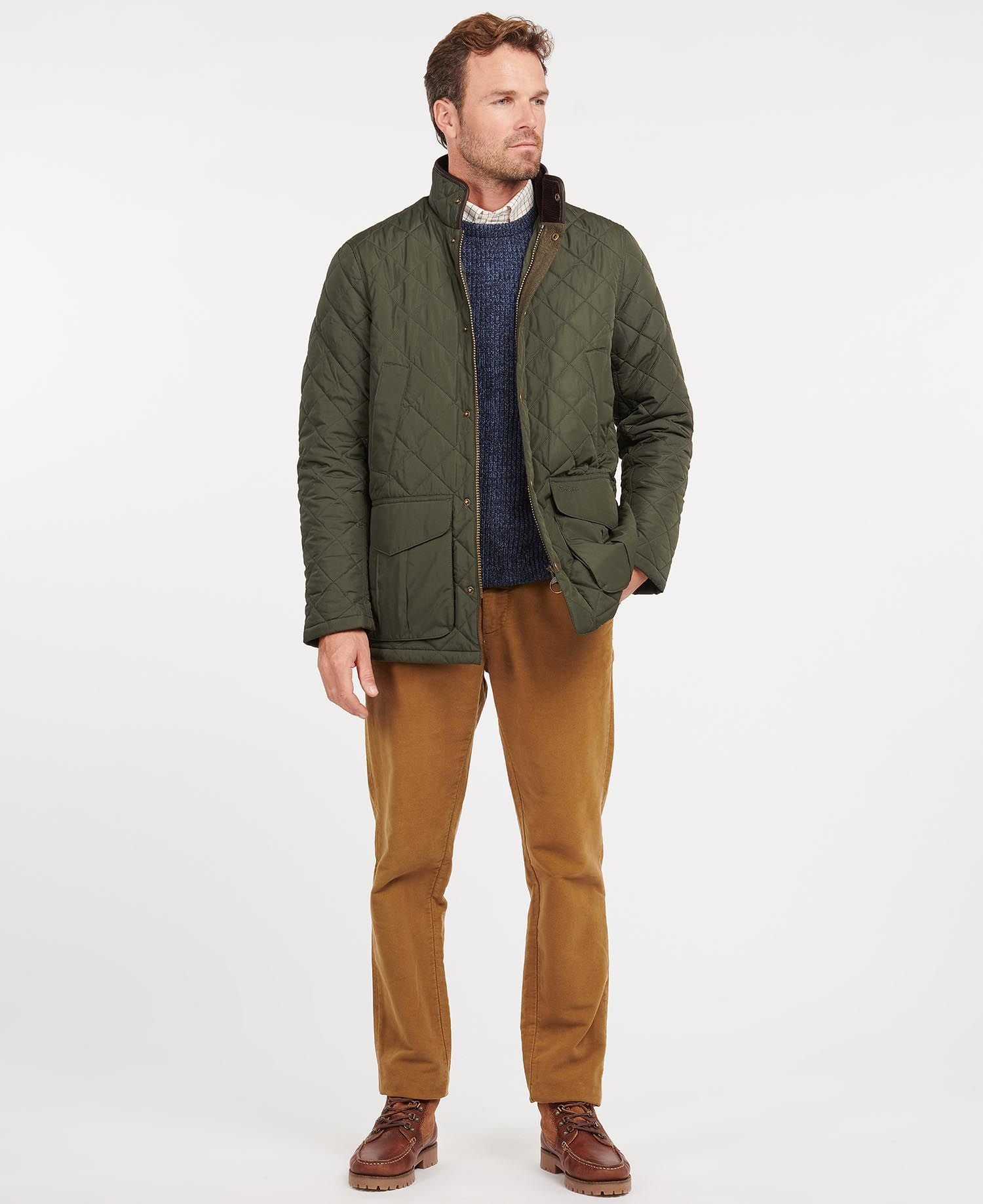 Men's Devon Quilted Jacket - Sage