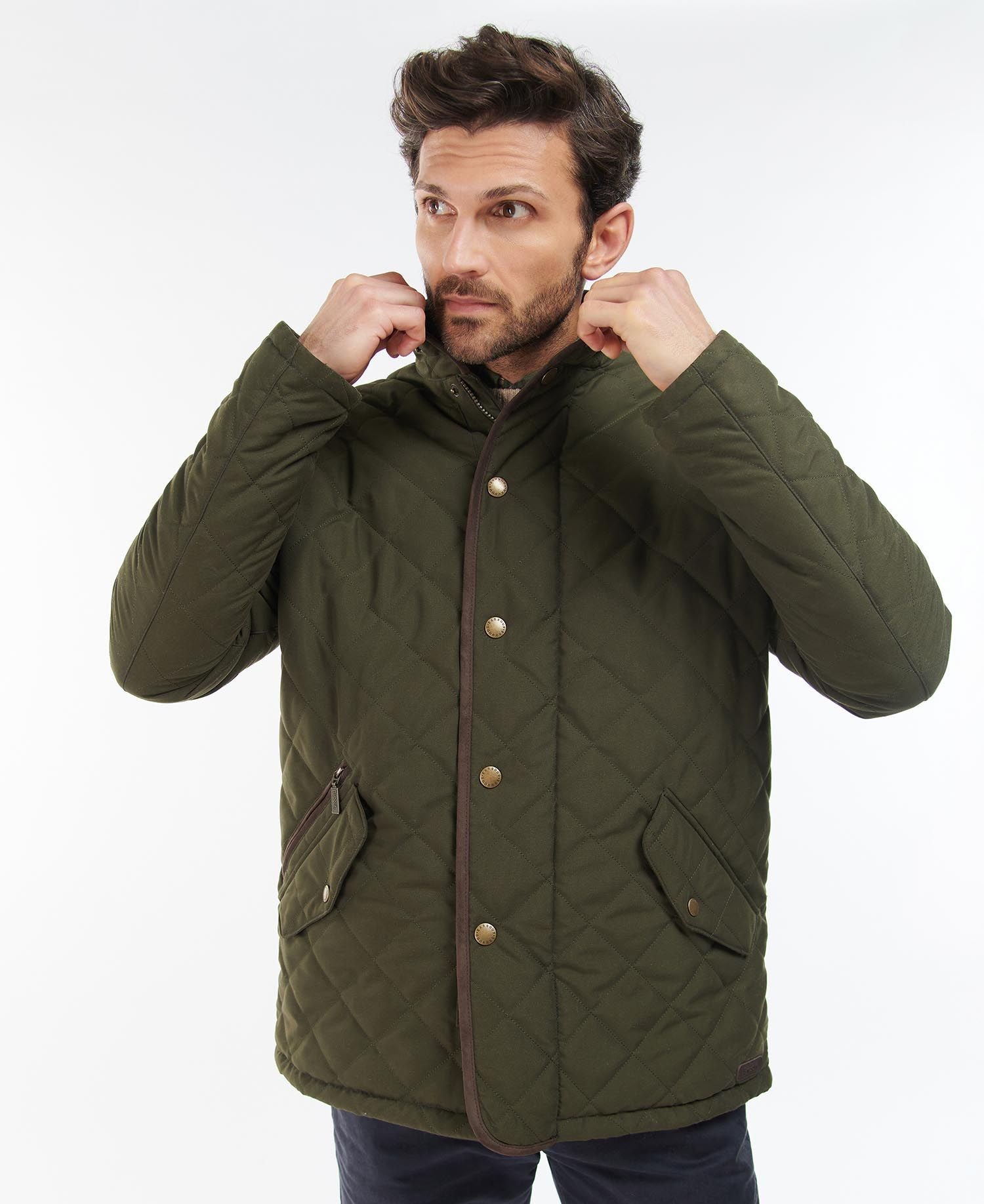 Men's Waterproof Shoveler Quilt - Dark Olive