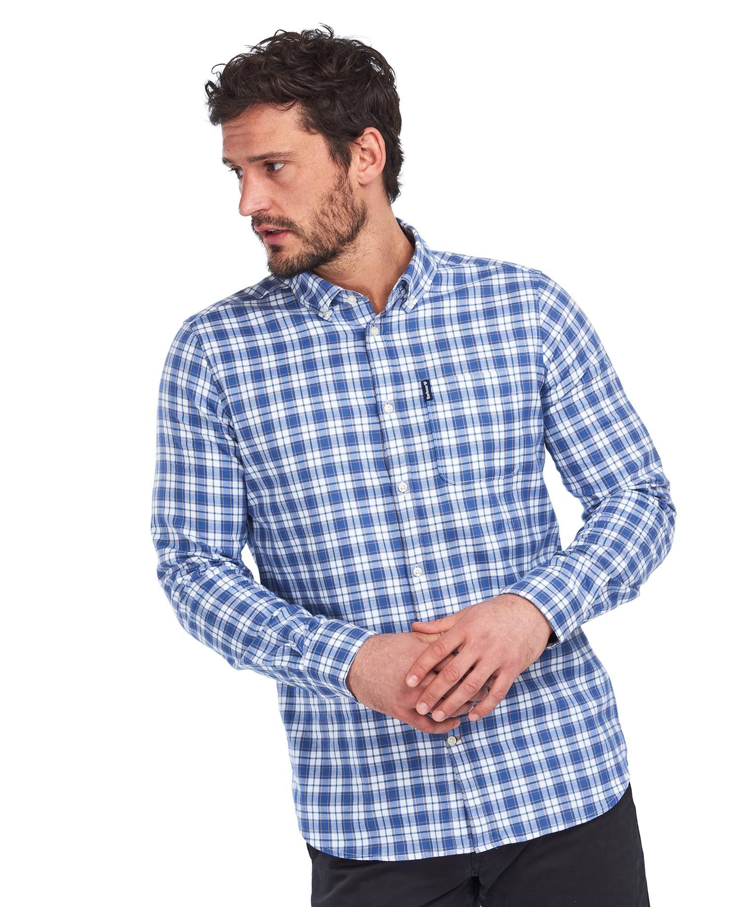 Highland Check 35 Tailored Shirt in White