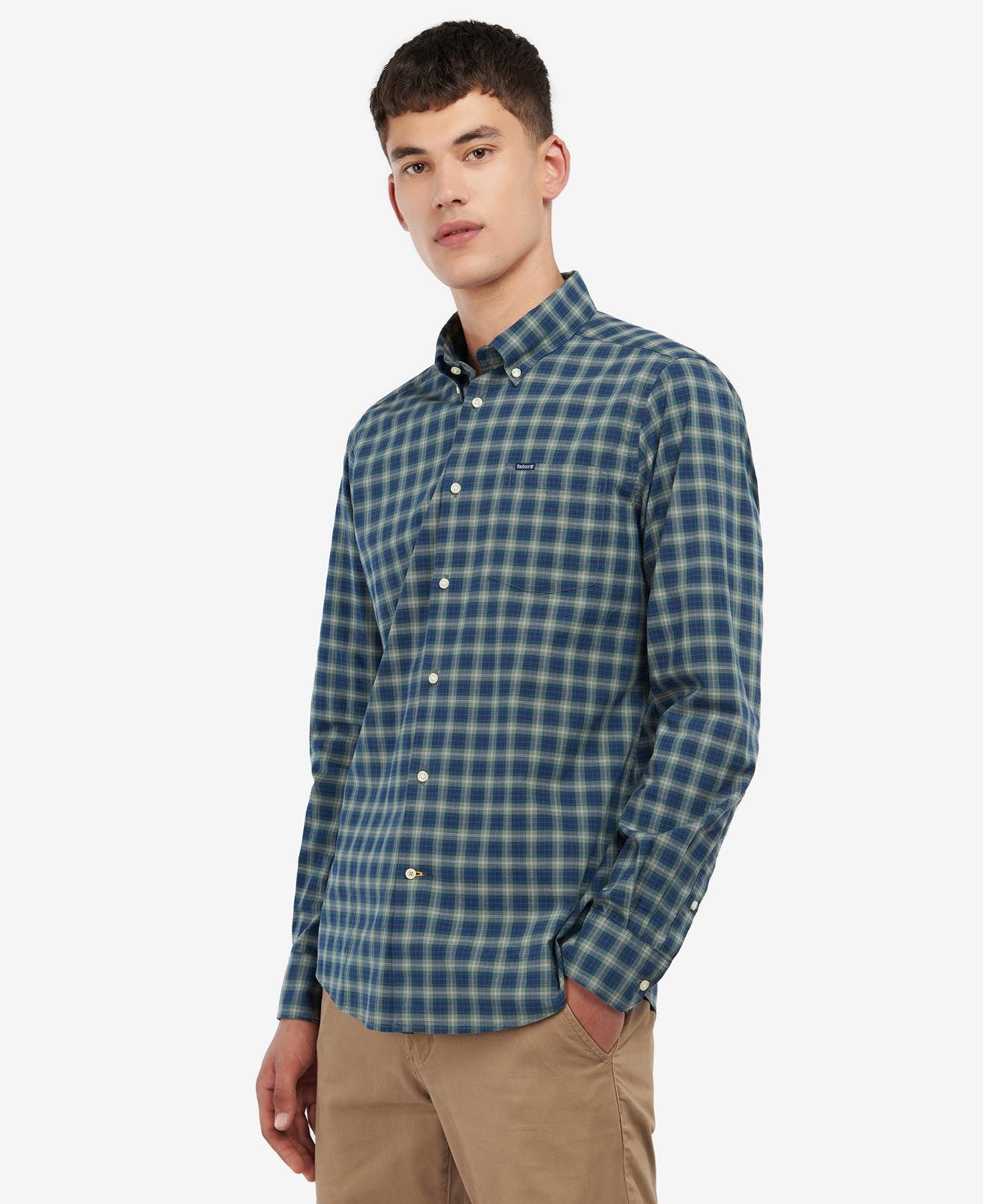 Men's Lomond Tailored Shirt - Kielder Blue Tartan